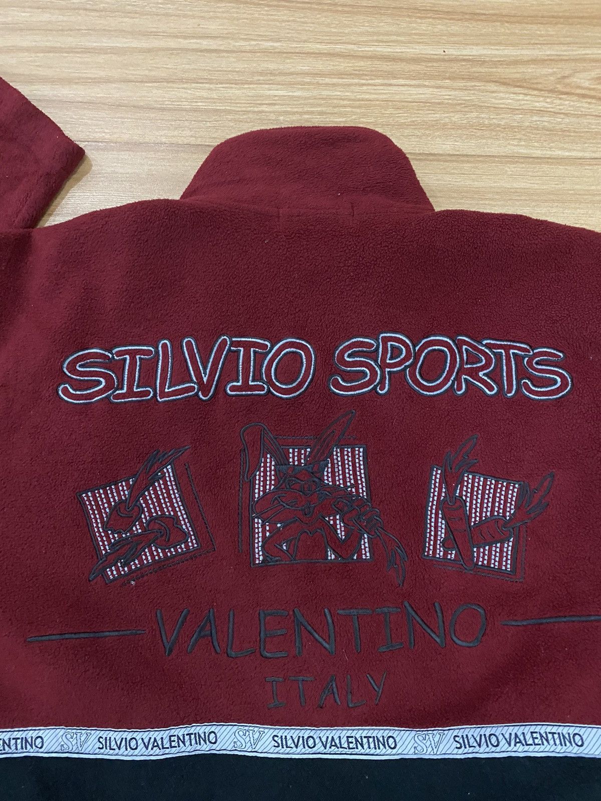 Designer × Valentino SILVIO SPORT VALENTINO ITALY FLEECE SWEATER Size US L / EU 52-54 / 3 - 2 Thumbnail