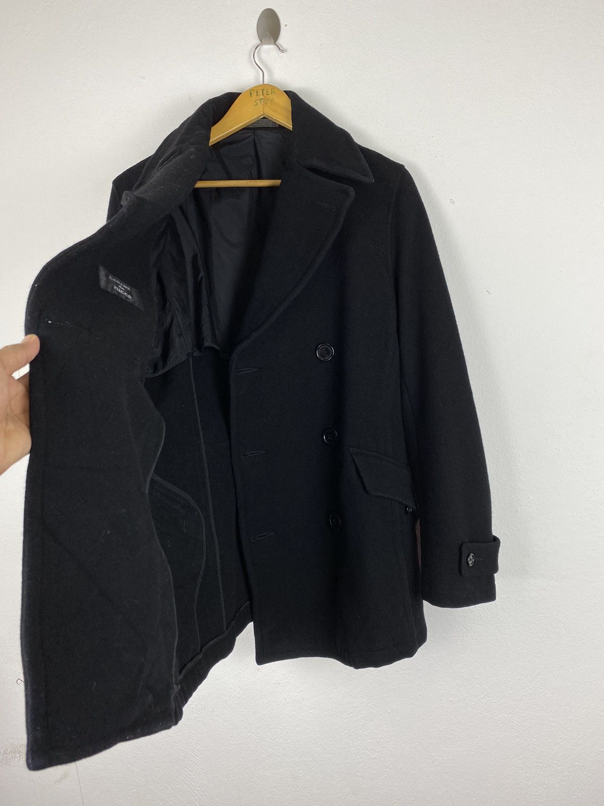 CABANE de ZUCCa × Designer CABANE DE ZUCCA PEA COAT WINTER STYLE-MEDIUM SIZE Size US M / EU 48-50 / 2 - 7 Thumbnail