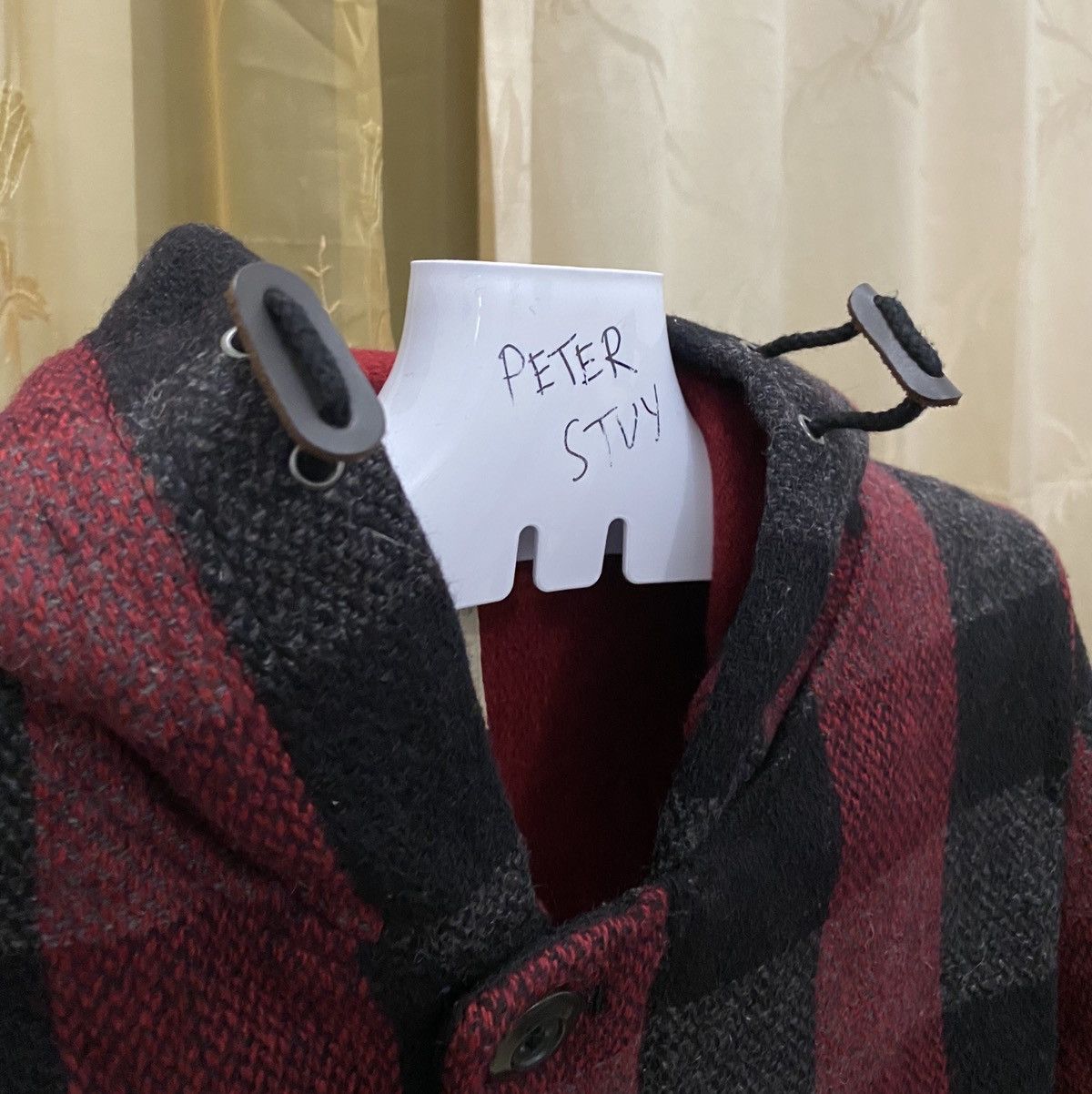 Designer × Flannel 🔥 Back Number Nice Design jacket Size US M / EU 48-50 / 2 - 5 Thumbnail