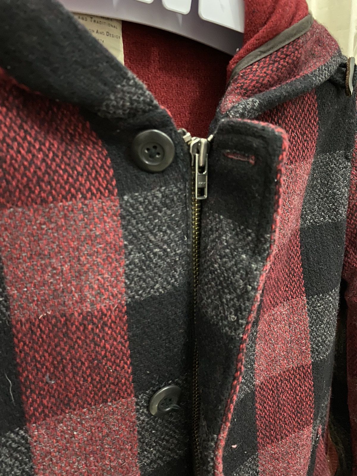 Designer × Flannel 🔥 Back Number Nice Design jacket Size US M / EU 48-50 / 2 - 6 Thumbnail