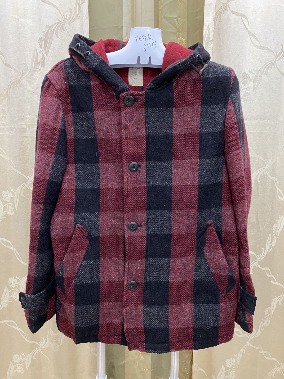 Designer × Flannel 🔥 Back Number Nice Design jacket Size US M / EU 48-50 / 2 - 2 Thumbnail