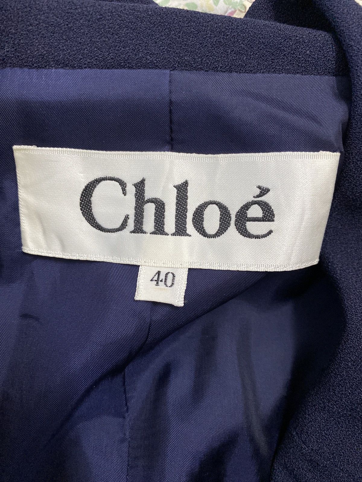 Chloe × Designer CHLOÉ CROPPED JACKET WOOL FABRIC Size US S / EU 44-46 / 1 - 4 Thumbnail