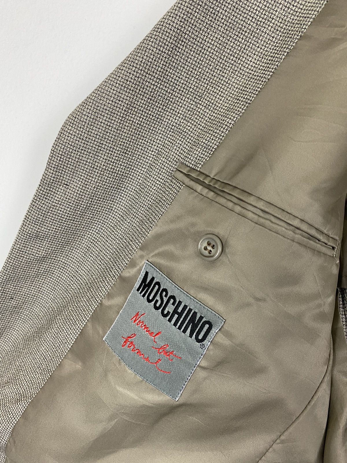 Designer × Moschino × Other Normal Cut Formal Blazer by Moschino - Medium Size Size US M / EU 48-50 / 2 - 8 Thumbnail