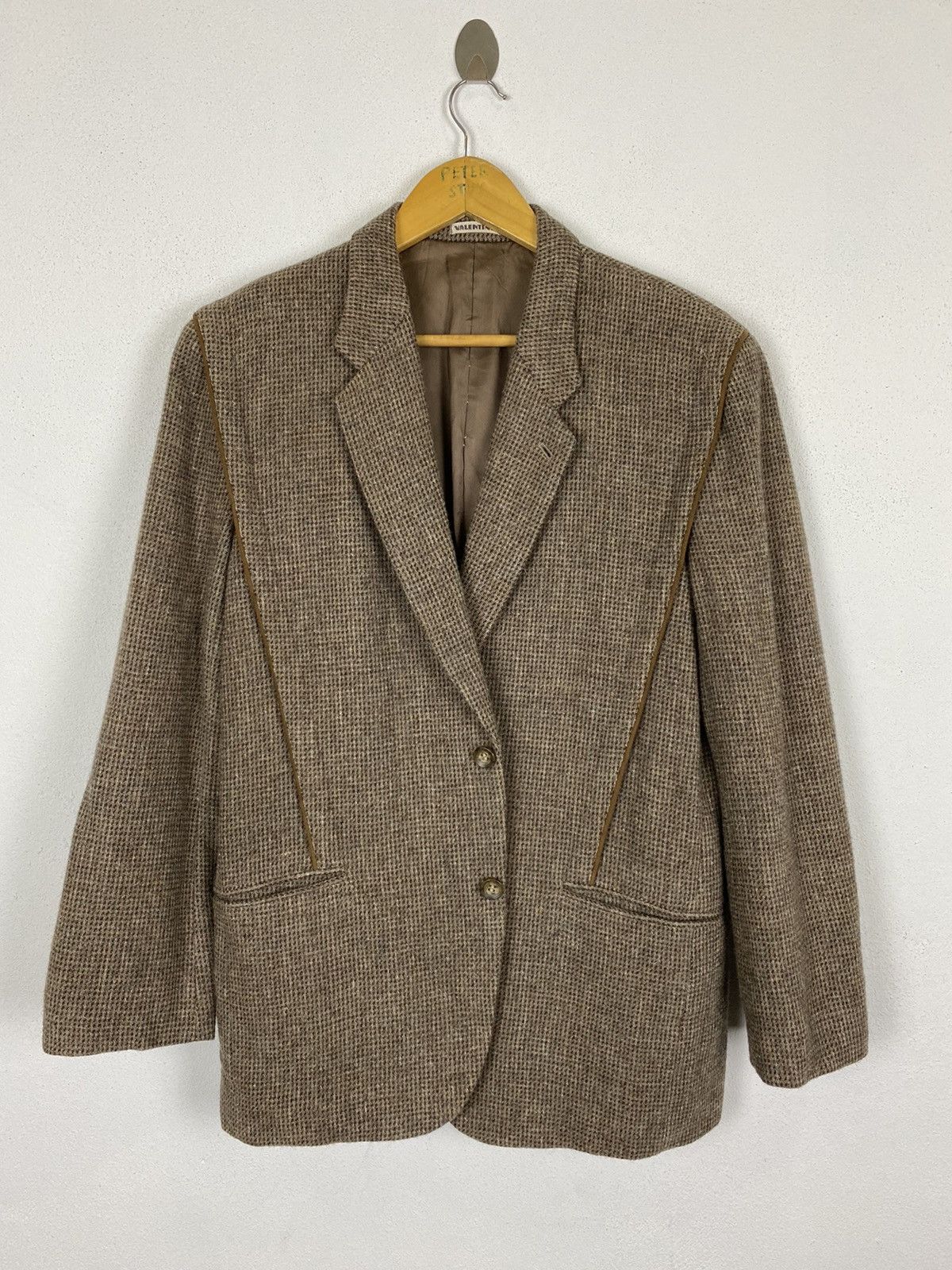 Designer × Valentino × Vintage VINTAGE VALENTINO WOOL JACKET NICE DESIGN Size US M / EU 48-50 / 2 - 3 Thumbnail