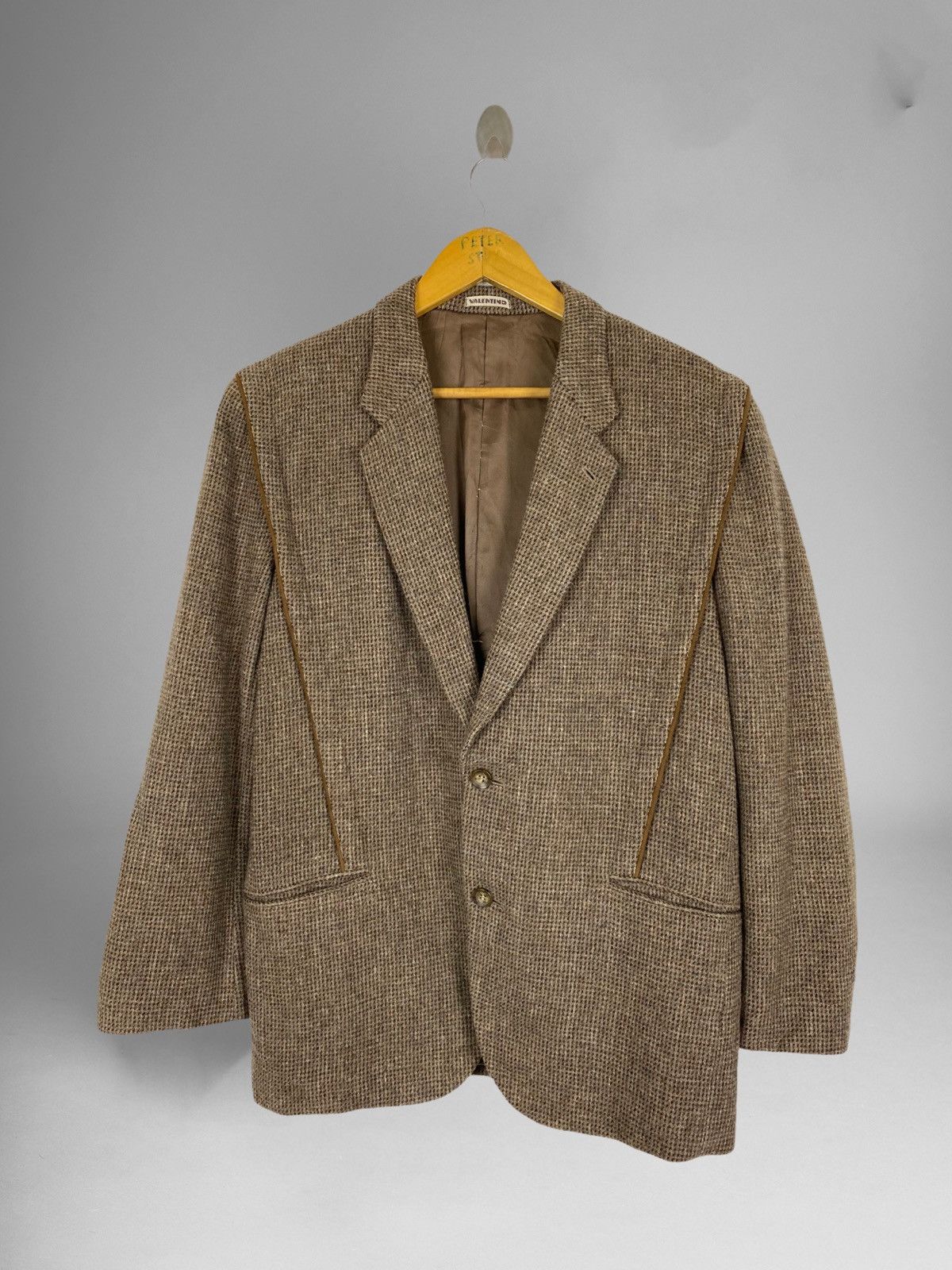 Designer × Valentino × Vintage VINTAGE VALENTINO WOOL JACKET NICE DESIGN Size US M / EU 48-50 / 2 - 1 Thumbnail