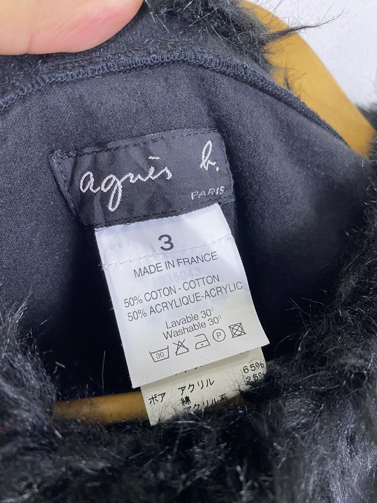 Designer × Japanese Brand × agnes b. AGNES B. FUR COLLAR NICE STYLE-GK152 Size US XS / EU 42 / 0 - 5 Thumbnail