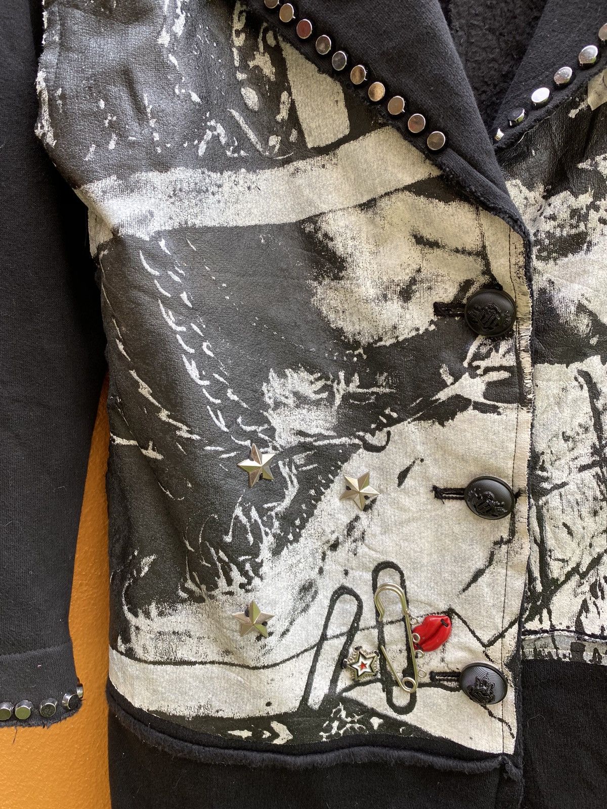 Designer × Japanese Brand 🔥LAST DROP🔥HALF BUTTON LIGHT JACKET PUNK DESIGN Size US S / EU 44-46 / 1 - 4 Thumbnail