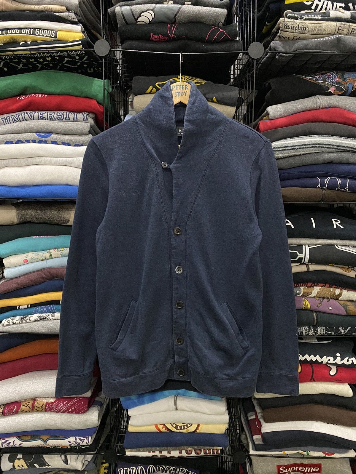 A.P.C. × Designer APC Rule Madame Paris cardigan Size US M / EU 48-50 / 2 - 2 Thumbnail