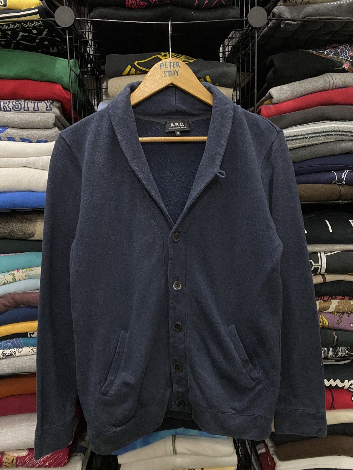 A.P.C. × Designer APC Rule Madame Paris cardigan Size US M / EU 48-50 / 2 - 4 Thumbnail