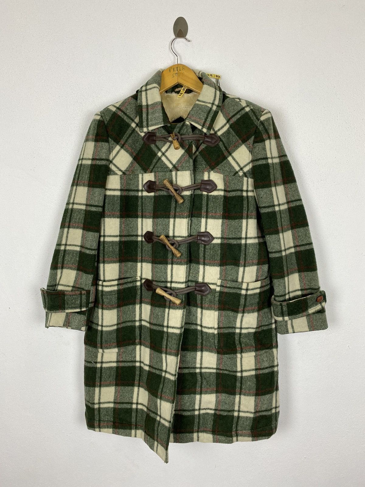 Designer × Flannel BON CHIC FRIENDLY BY SILVER OX DUFFER COAT Size US M / EU 48-50 / 2 - 1 Thumbnail