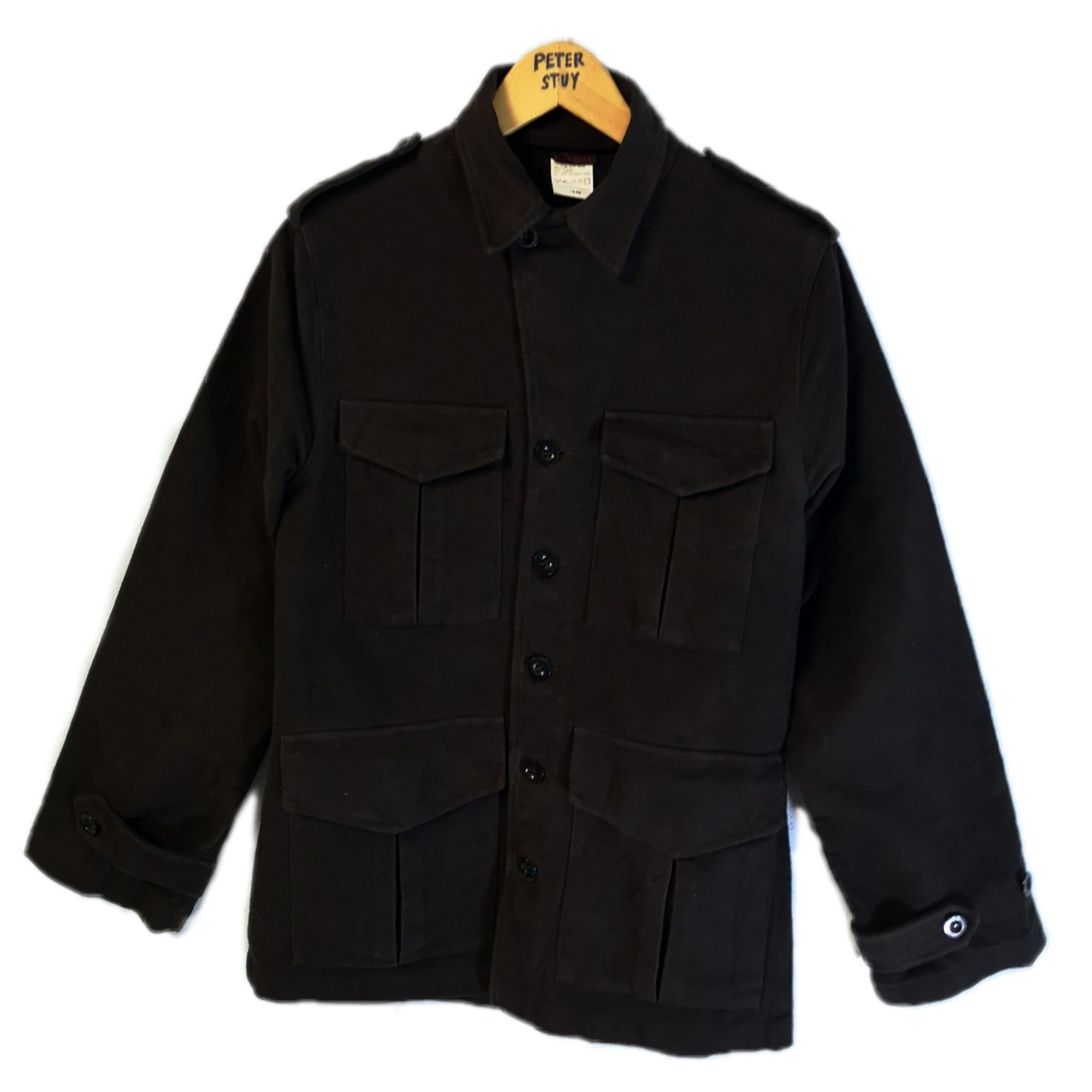 Designer × Vetra BUTTON JACKET WITH FOUR POCKETS NICE STYLE Size US M / EU 48-50 / 2 - 1 Thumbnail