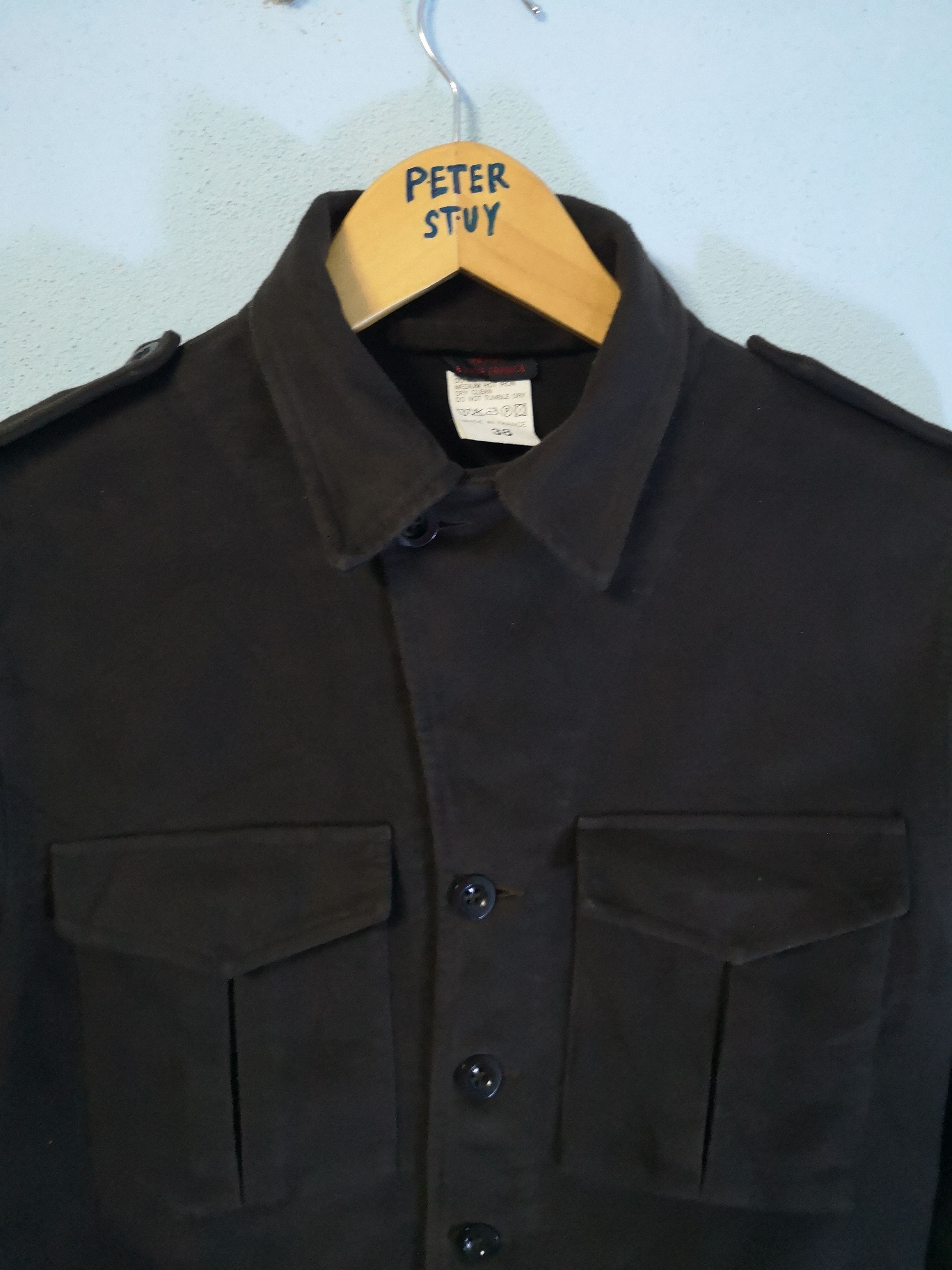 Designer × Vetra BUTTON JACKET WITH FOUR POCKETS NICE STYLE Size US M / EU 48-50 / 2 - 2 Thumbnail