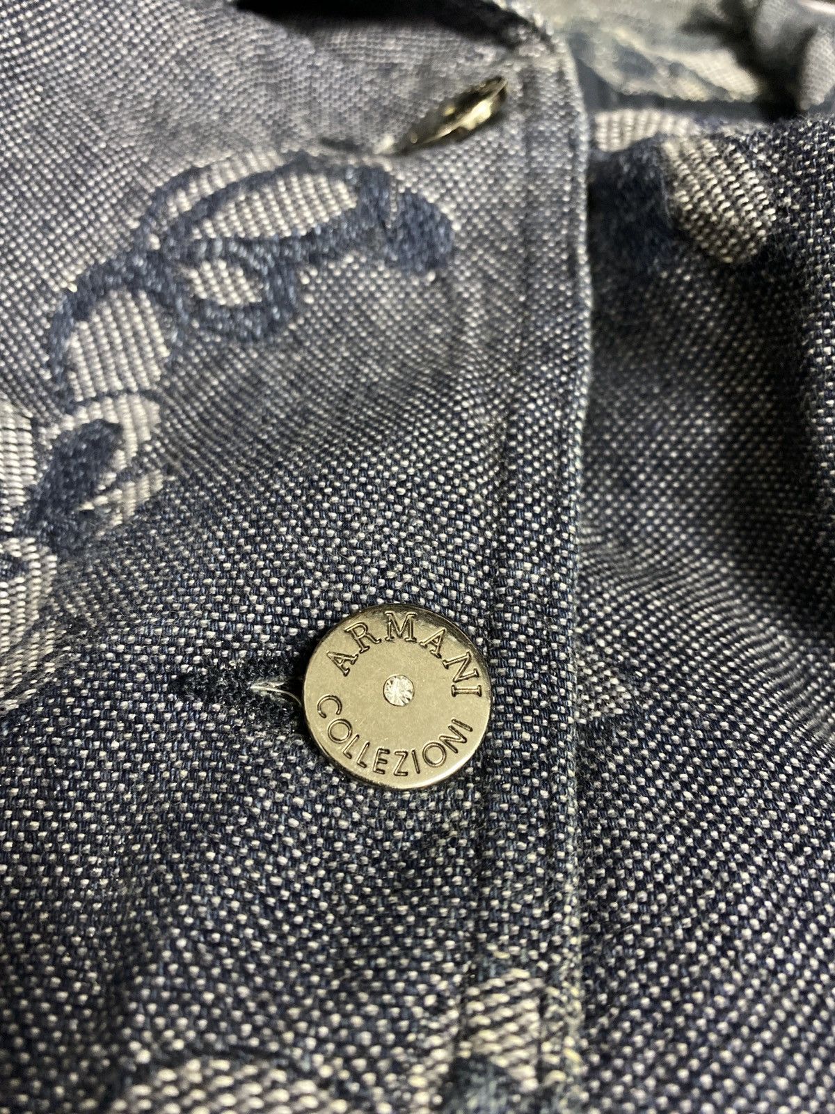 Armani × Designer ARMANI ITALY COLLECTION LABOUR FLORAL EMBROIDERED JACKET Size US S / EU 44-46 / 1 - 6 Thumbnail