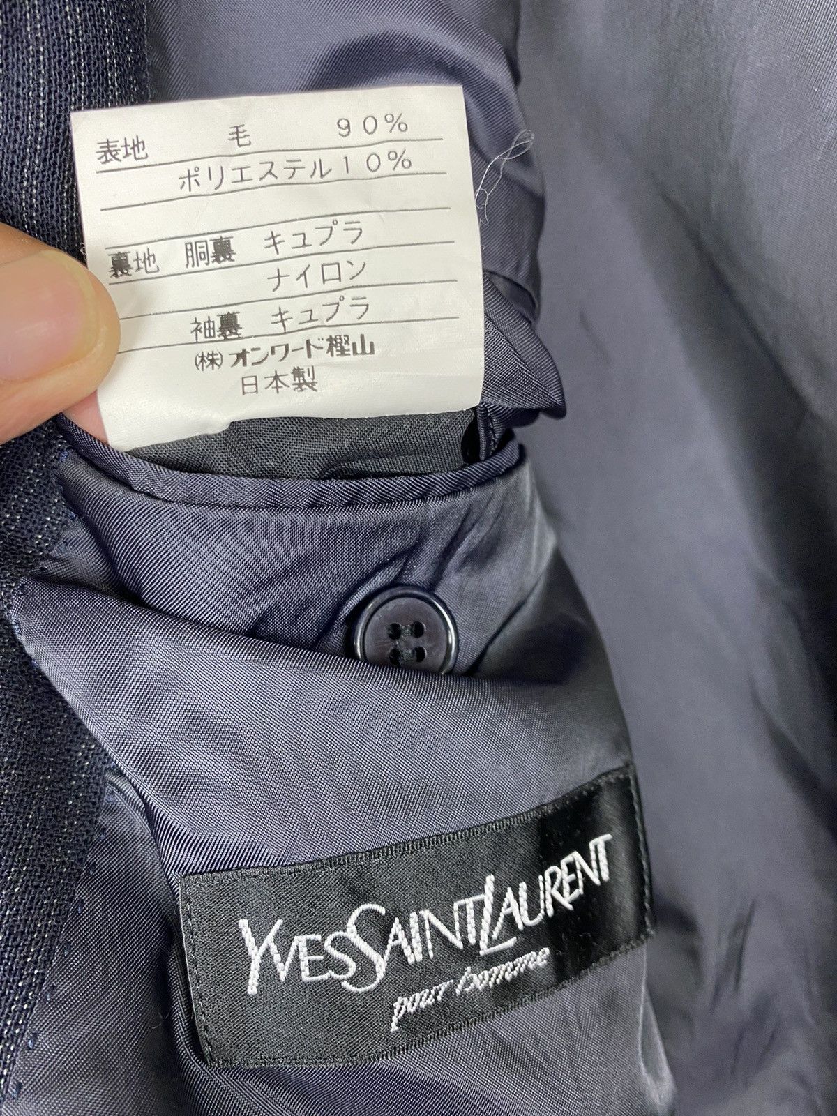 Designer × Other × Yves Saint Laurent Yves Saint Laurent Pour Homme Blazer - Medium Size Size US M / EU 48-50 / 2 - 7 Thumbnail