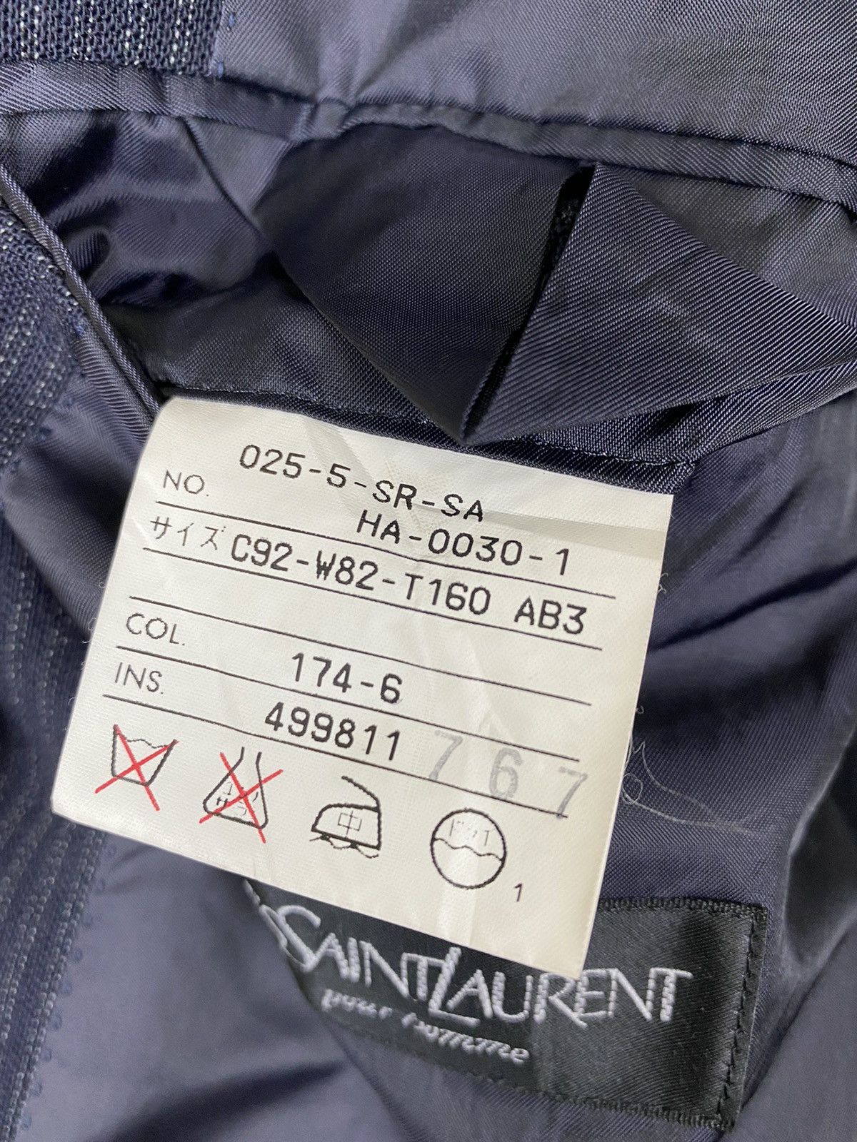 Designer × Other × Yves Saint Laurent Yves Saint Laurent Pour Homme Blazer - Medium Size Size US M / EU 48-50 / 2 - 8 Thumbnail