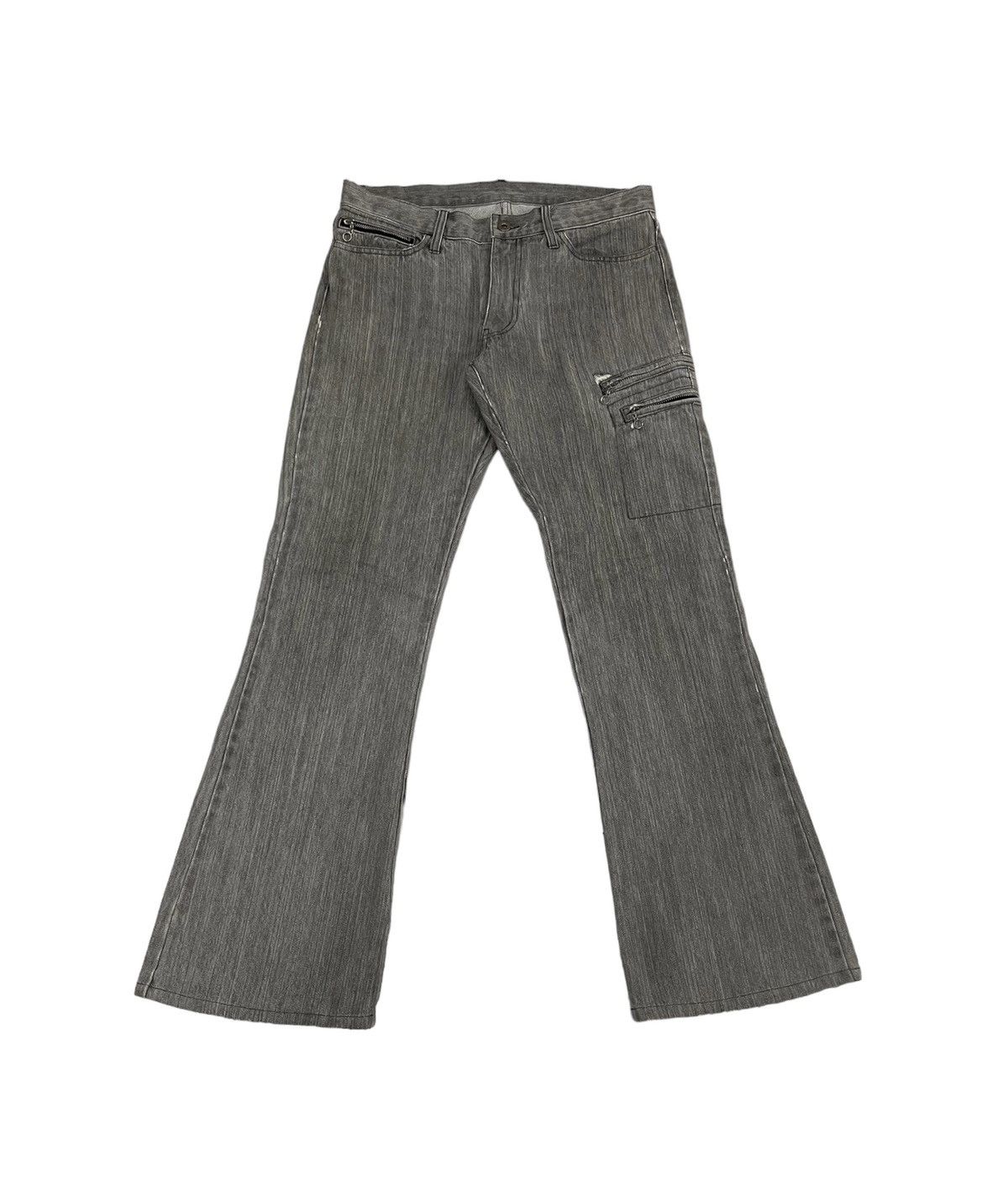 Japanese Brand Vintage Rupert Edge Japan Distressed Flare Jeans Size US 32 / EU 48 - 1 Thumbnail
