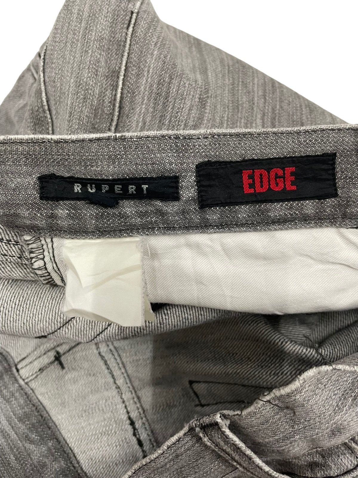 Japanese Brand Vintage Rupert Edge Japan Distressed Flare Jeans Size US 32 / EU 48 - 11 Thumbnail