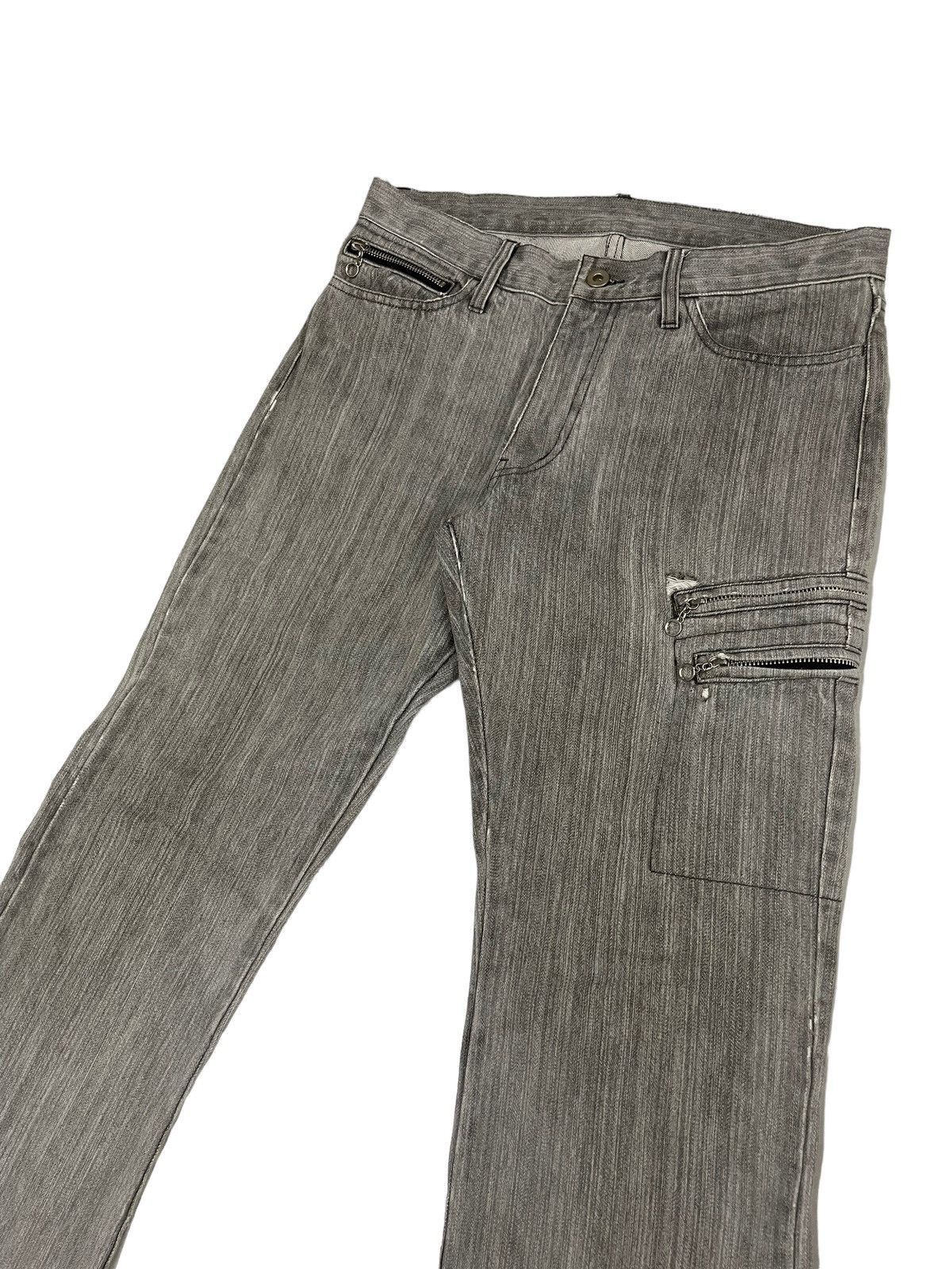 Japanese Brand Vintage Rupert Edge Japan Distressed Flare Jeans Size US 32 / EU 48 - 4 Thumbnail
