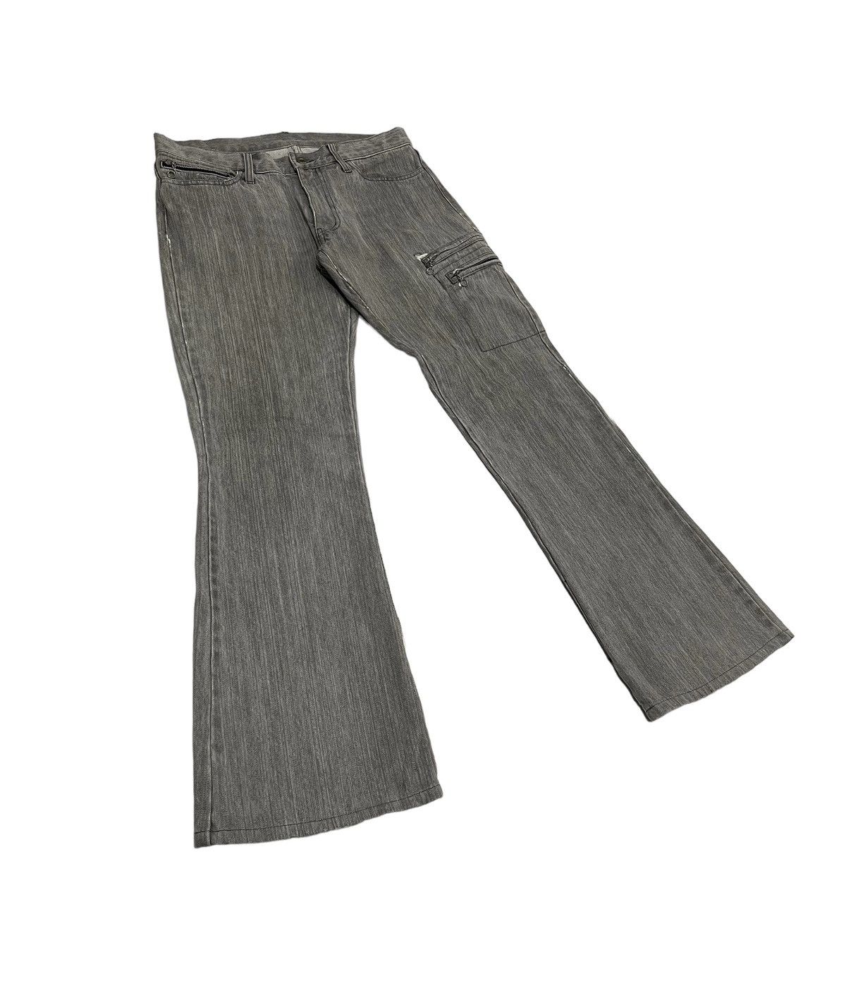 Japanese Brand Vintage Rupert Edge Japan Distressed Flare Jeans Size US 32 / EU 48 - 2 Thumbnail