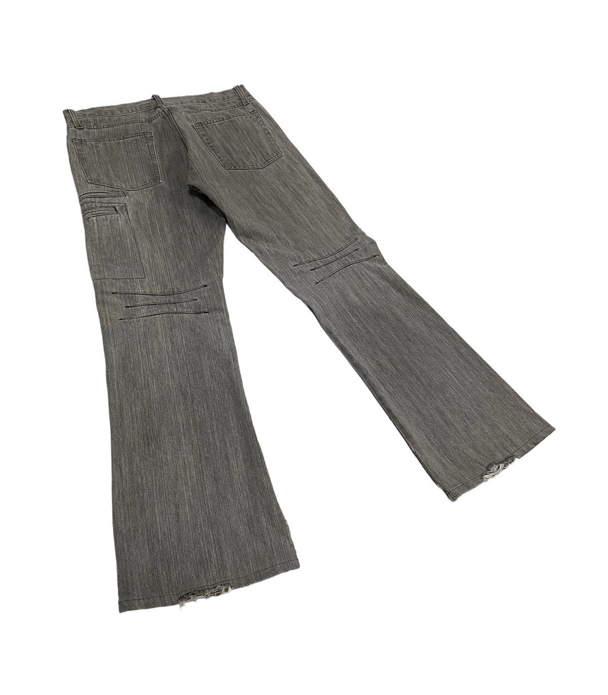 Japanese Brand Vintage Rupert Edge Japan Distressed Flare Jeans Size US 32 / EU 48 - 5 Thumbnail