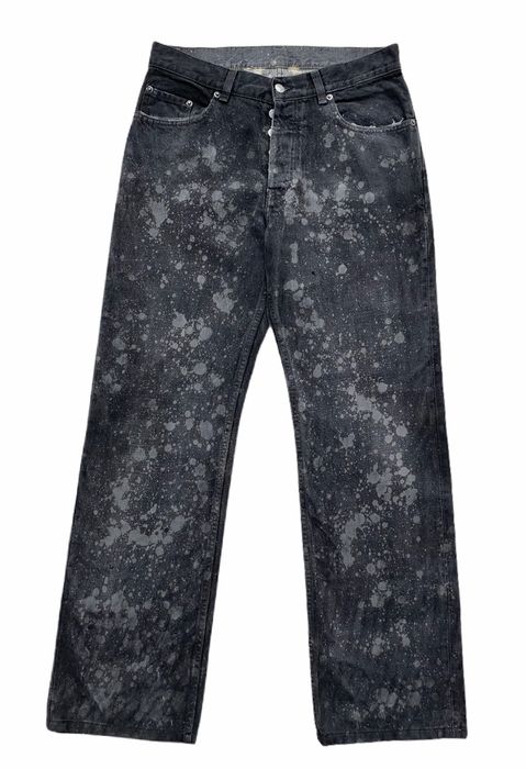 Helmut Lang Iconic Helmut Lang Coated Denim Rips Ripped Trousers Pants ...