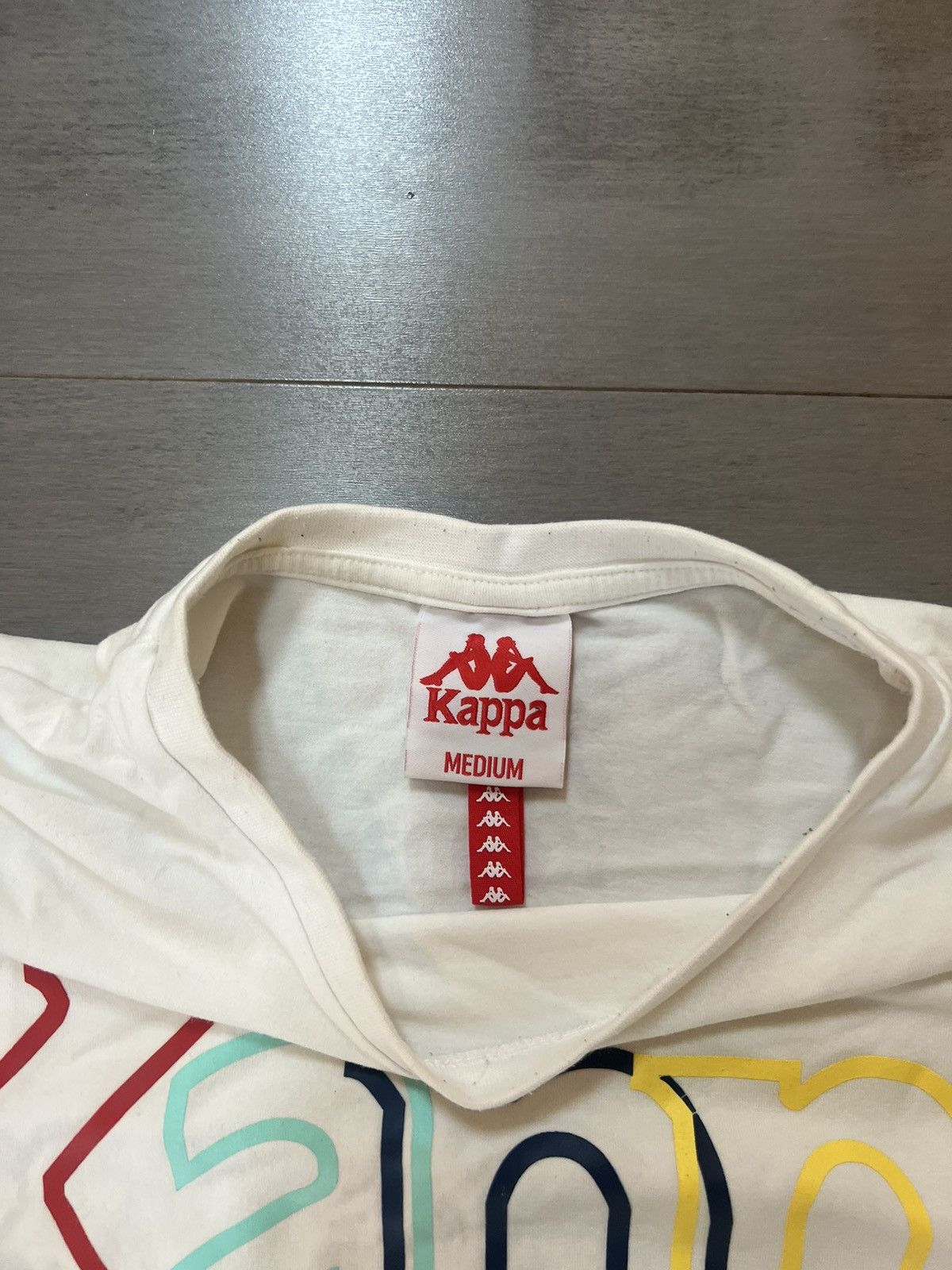 Kappa White Kappa Short Sleeve Tee Size US M / EU 48-50 / 2 - 3 Thumbnail
