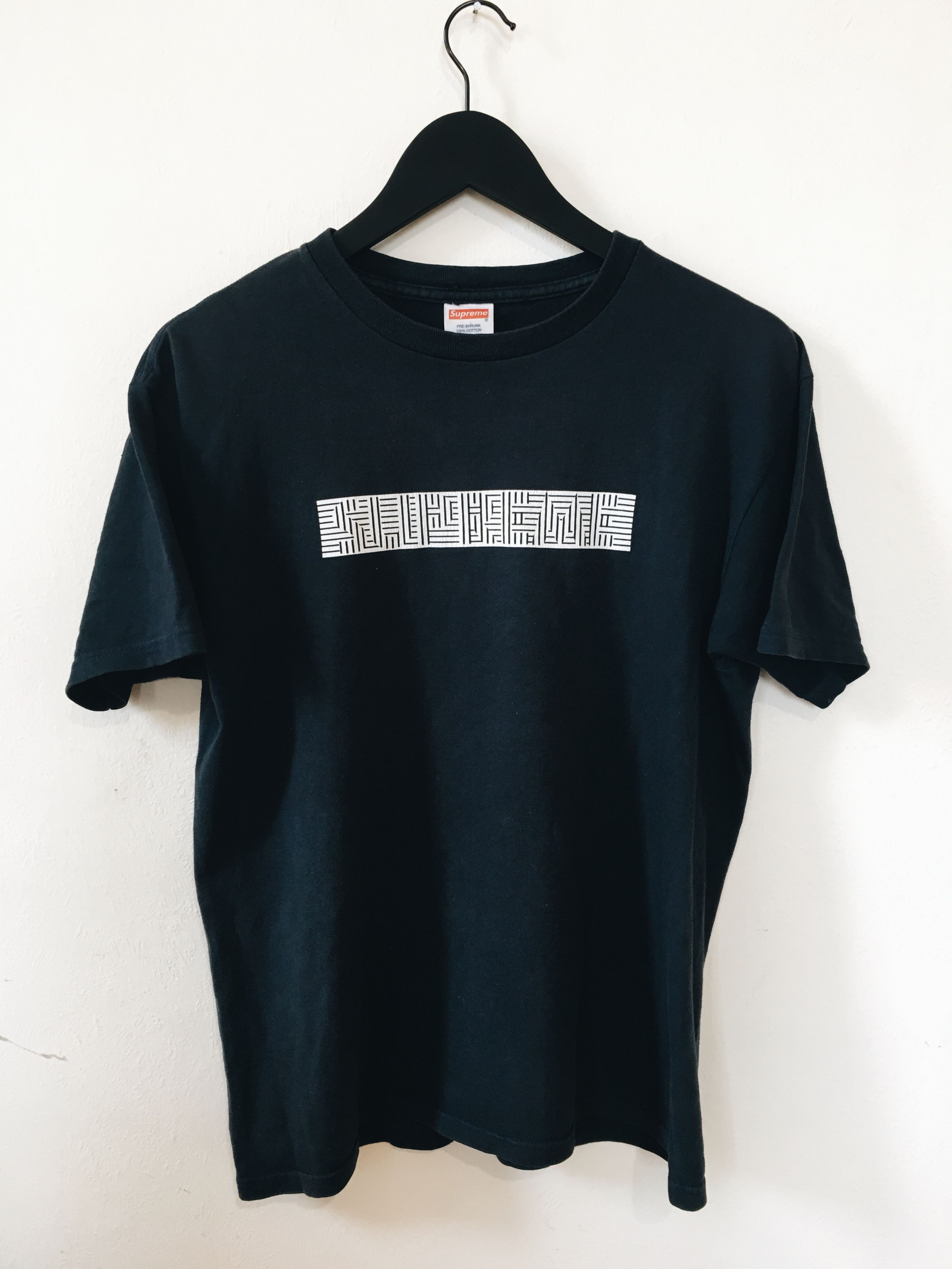 Supreme Supreme Navy Bandana Paisley Box Logo Tee FW19 | Grailed