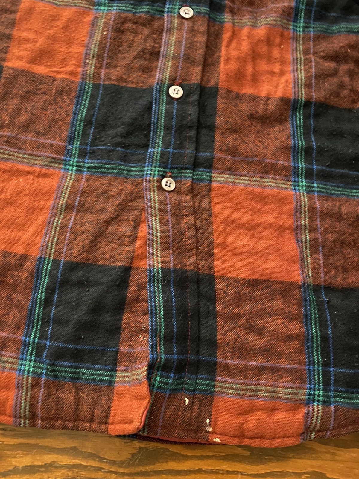 Flannel Vintage 80’s Windbreaker Flannel Plaid Shirt Jacket Size US L / EU 52-54 / 3 - 6 Thumbnail