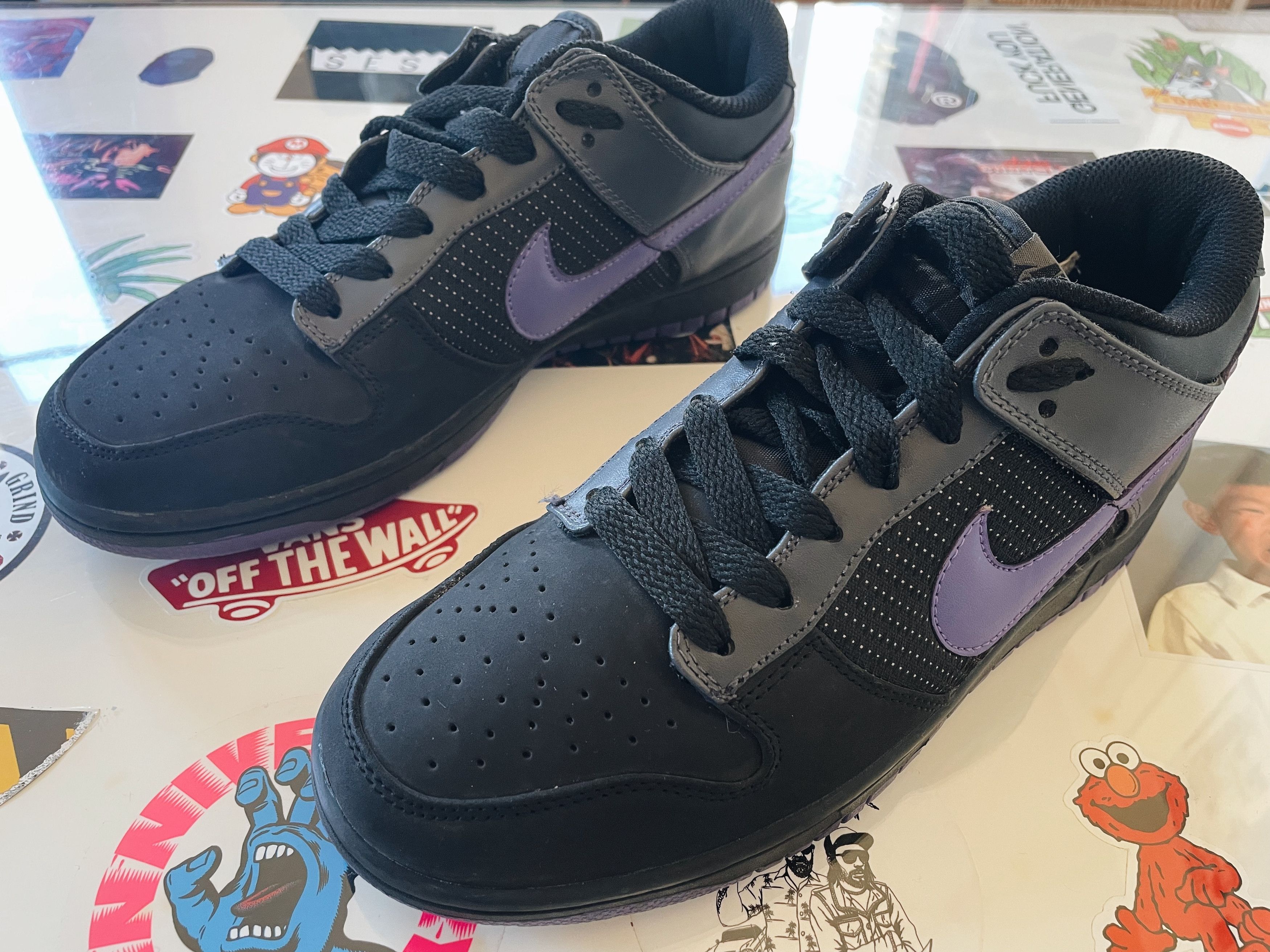 Nike 2008 Nike Dunk Low Black / Varsity Purple-Anthracite Size US 8.5 / EU 41-42 - 8 Thumbnail