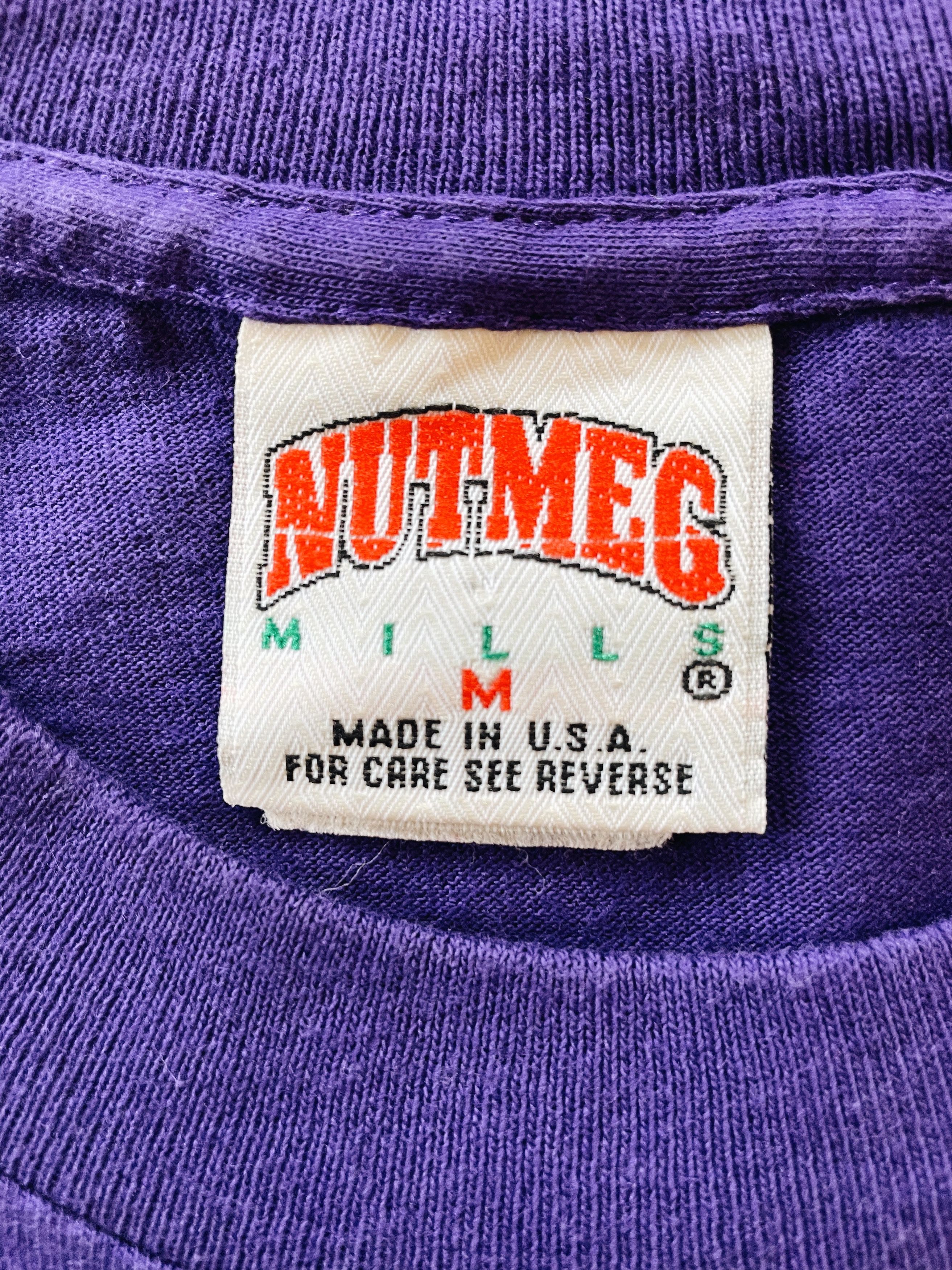 NBA Vintage 90's NBA Phoenix Suns Nutmeg T-shirt Purple Size US M / EU 48-50 / 2 - 6 Thumbnail