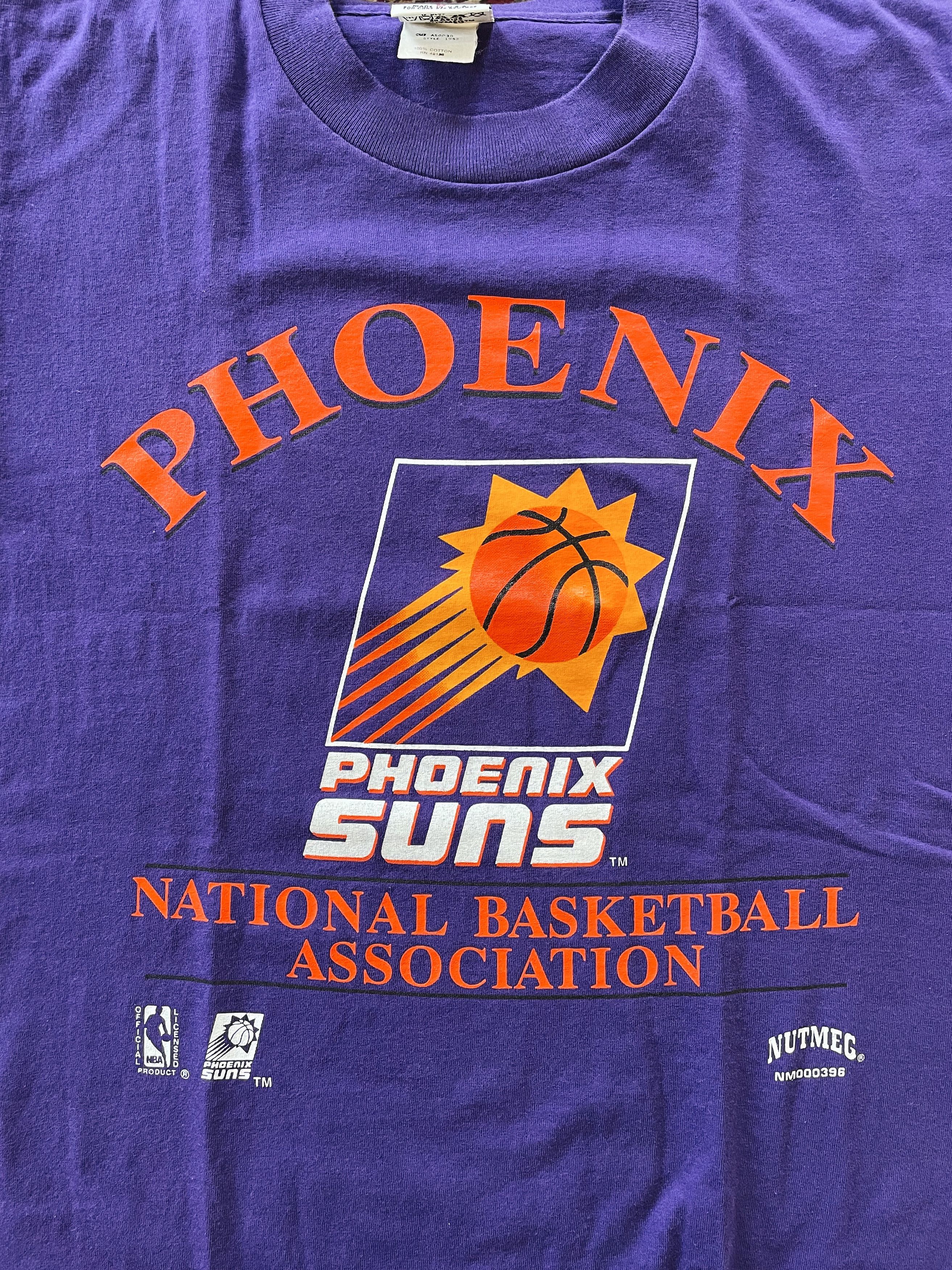 NBA Vintage 90's NBA Phoenix Suns Nutmeg T-shirt Purple Size US M / EU 48-50 / 2 - 3 Thumbnail