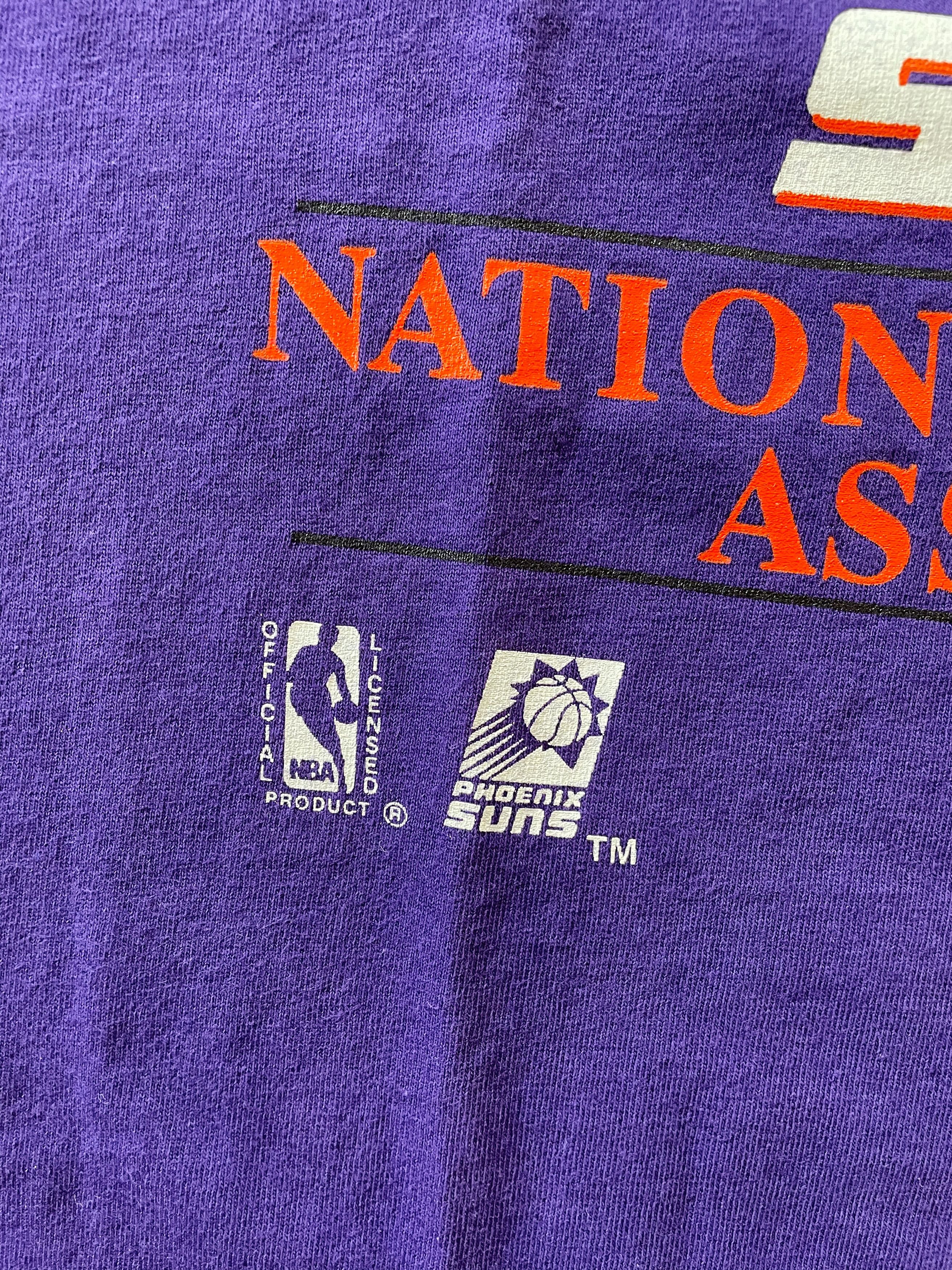 NBA Vintage 90's NBA Phoenix Suns Nutmeg T-shirt Purple Size US M / EU 48-50 / 2 - 4 Thumbnail