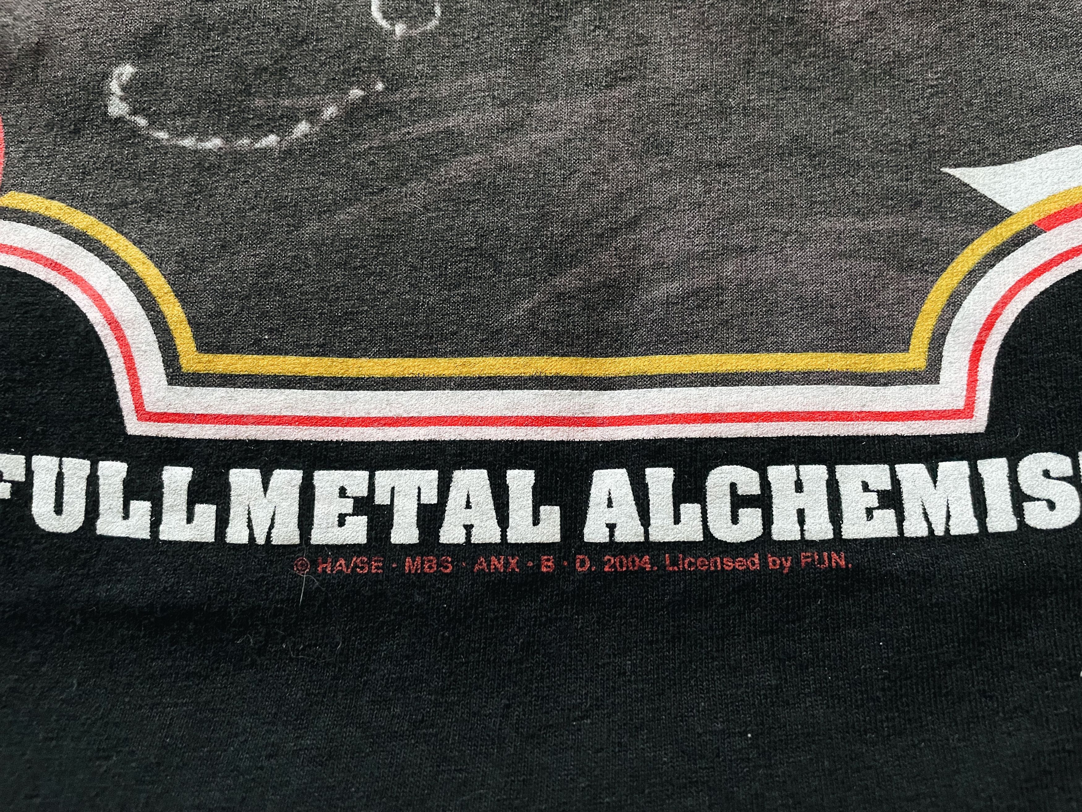 Anime Vintage 2004 Fullmetal Alchemist Edward Longsleeve Black Size US XXL / EU 58 / 5 - 6 Thumbnail