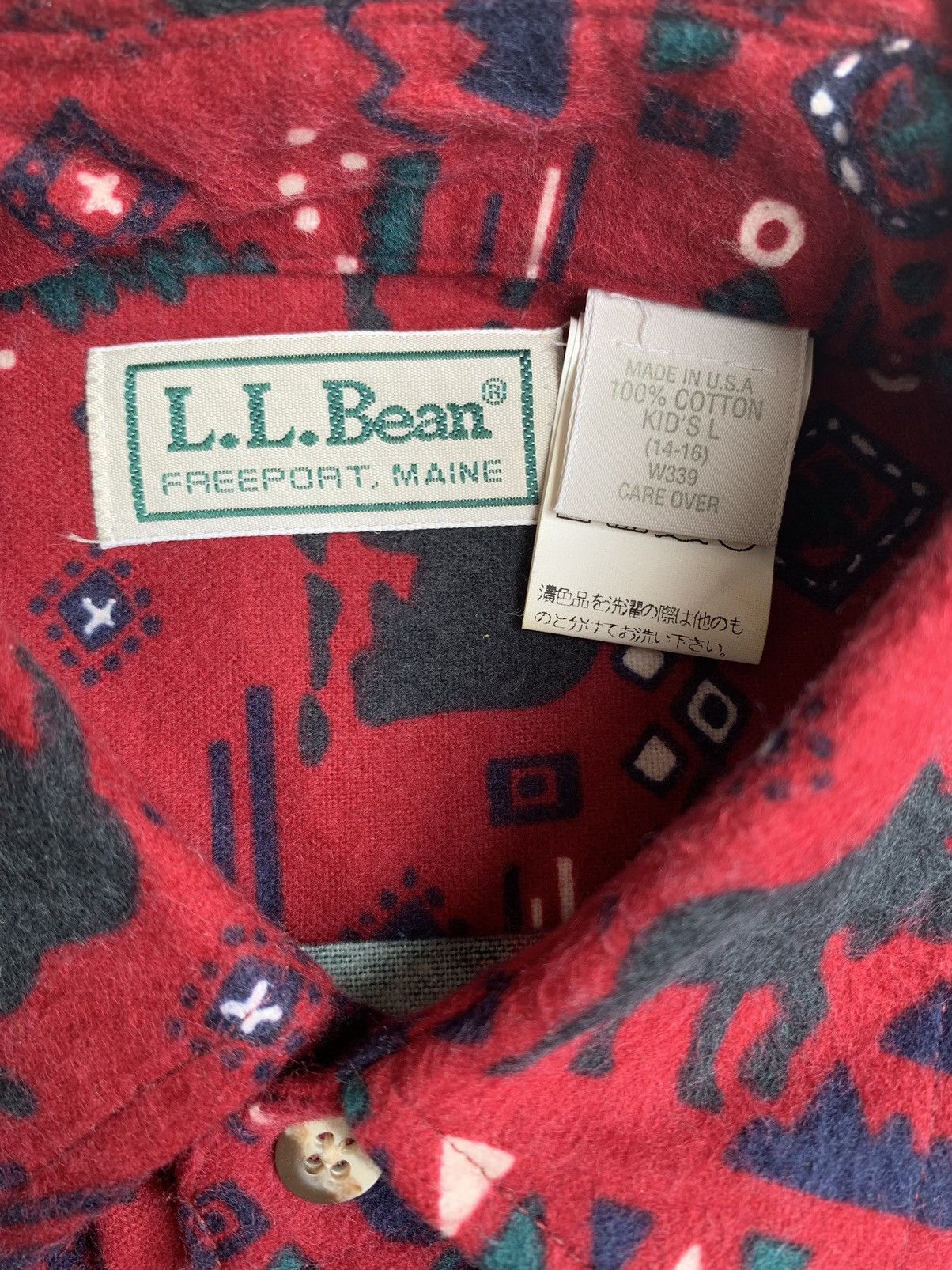 L.L. Bean Vintage 80s L.L Bean Shirt Made in USA Size US L / EU 52-54 / 3 - 3 Thumbnail