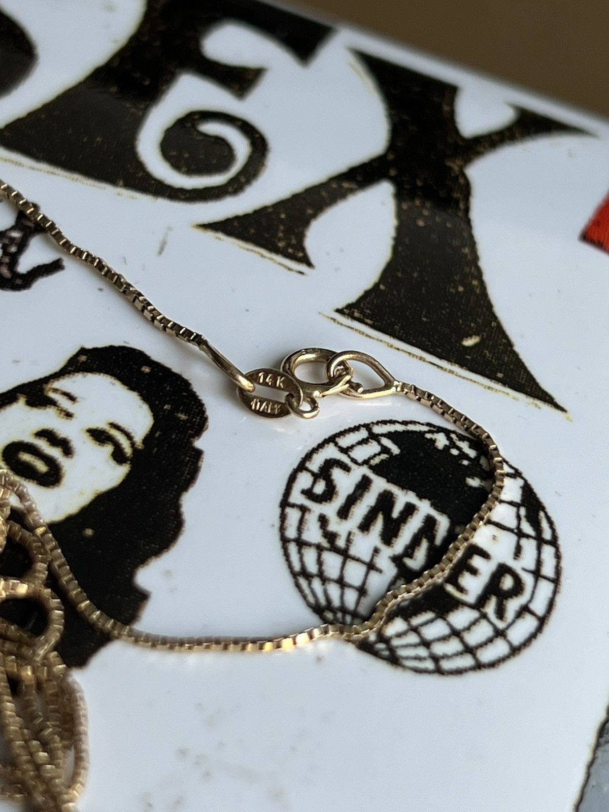 Supreme 14K Gold Uzi Necklace & Pendant Size ONE SIZE - 3 Thumbnail