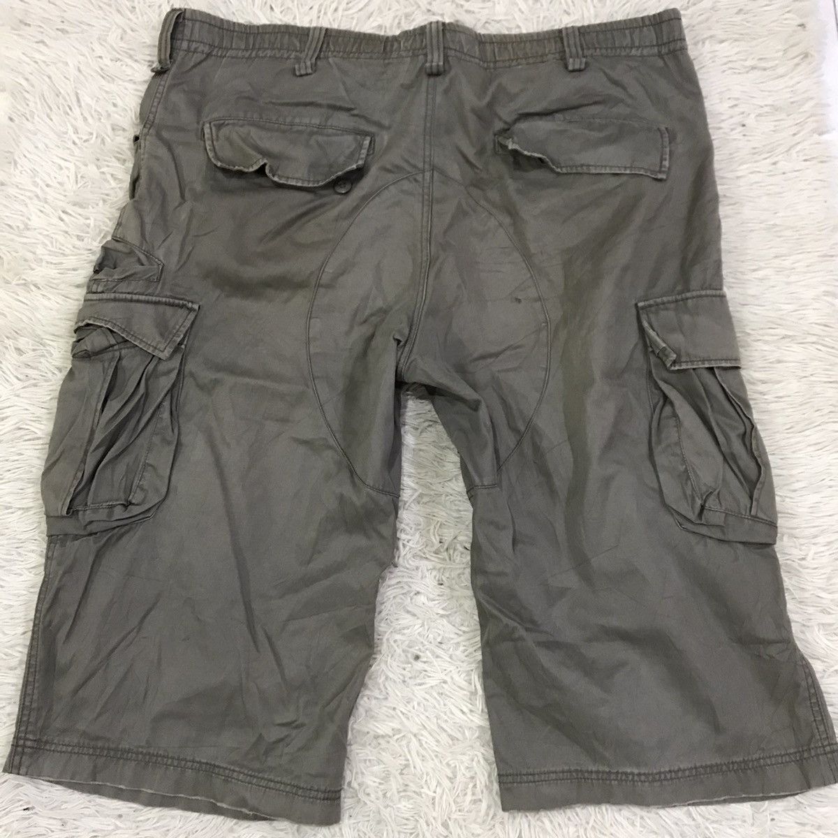 Japanese Brand Vache Multi Pocket Cargo Short Pants Size US 44 / EU 60 - 3 Thumbnail