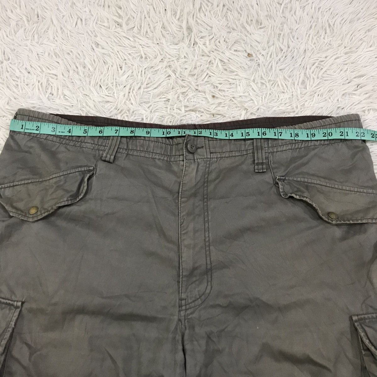 Japanese Brand Vache Multi Pocket Cargo Short Pants Size US 44 / EU 60 - 6 Thumbnail