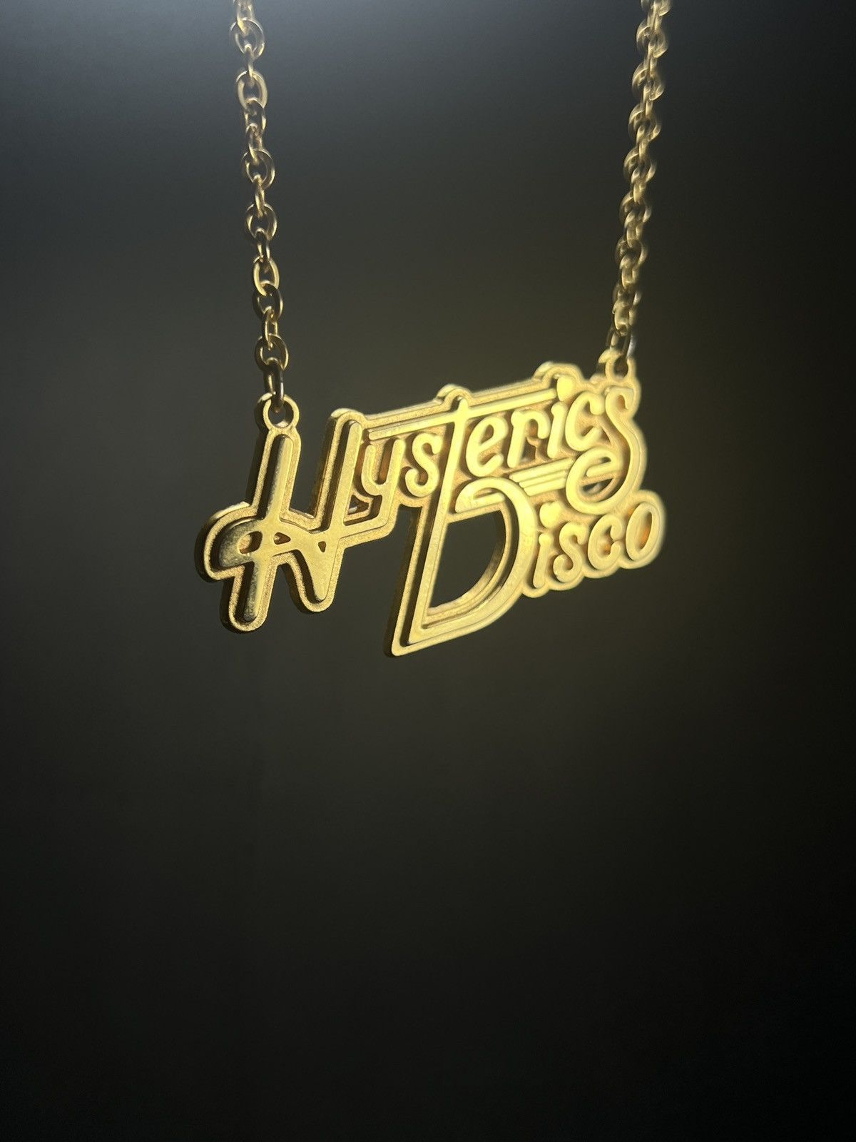 image of Hysteric Glamour Hysteric Disco Necklace in Gold, Men's