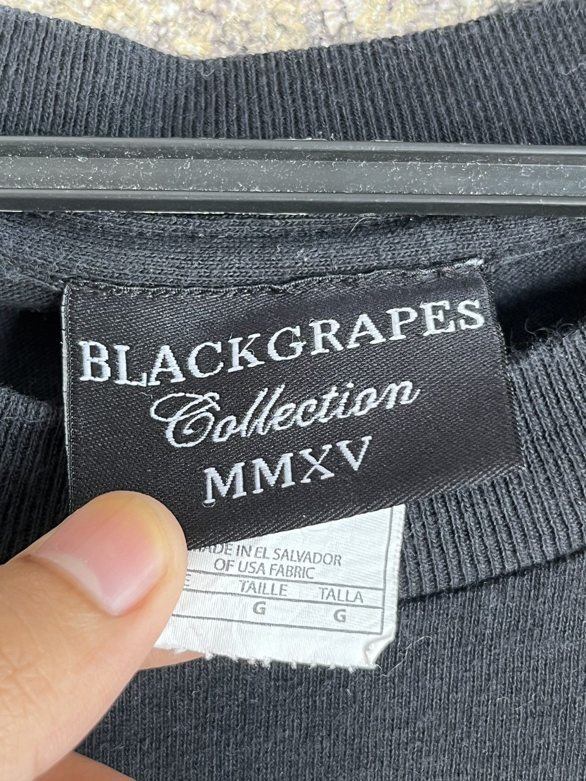 Vintage Black grapes ft76 Size US L / EU 52-54 / 3 - 3 Thumbnail