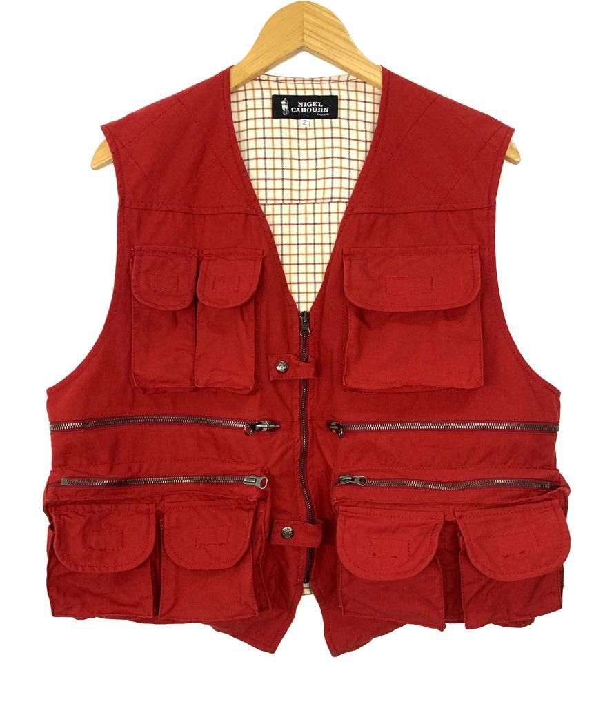 RARE!! Nigel Cabourn Tactical Utility Multi Pocket Vests