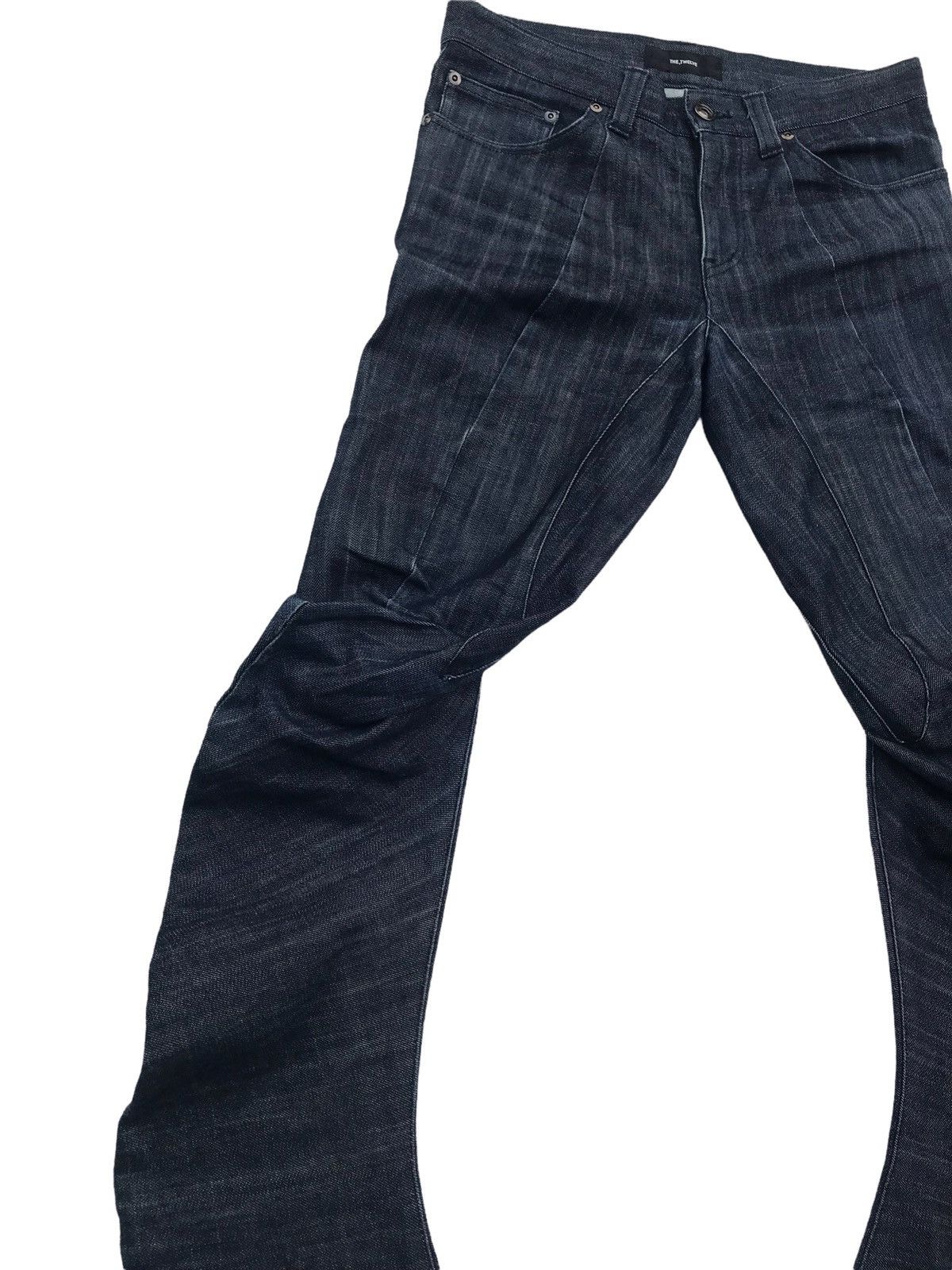 Japanese Brand Rare Design The,Twelve Curve Japan Skinny Denim Pants Size US 30 / EU 46 - 6 Thumbnail