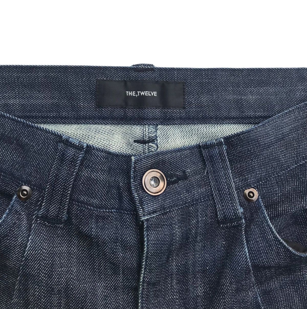 Japanese Brand Rare Design The,Twelve Curve Japan Skinny Denim Pants Size US 30 / EU 46 - 3 Thumbnail