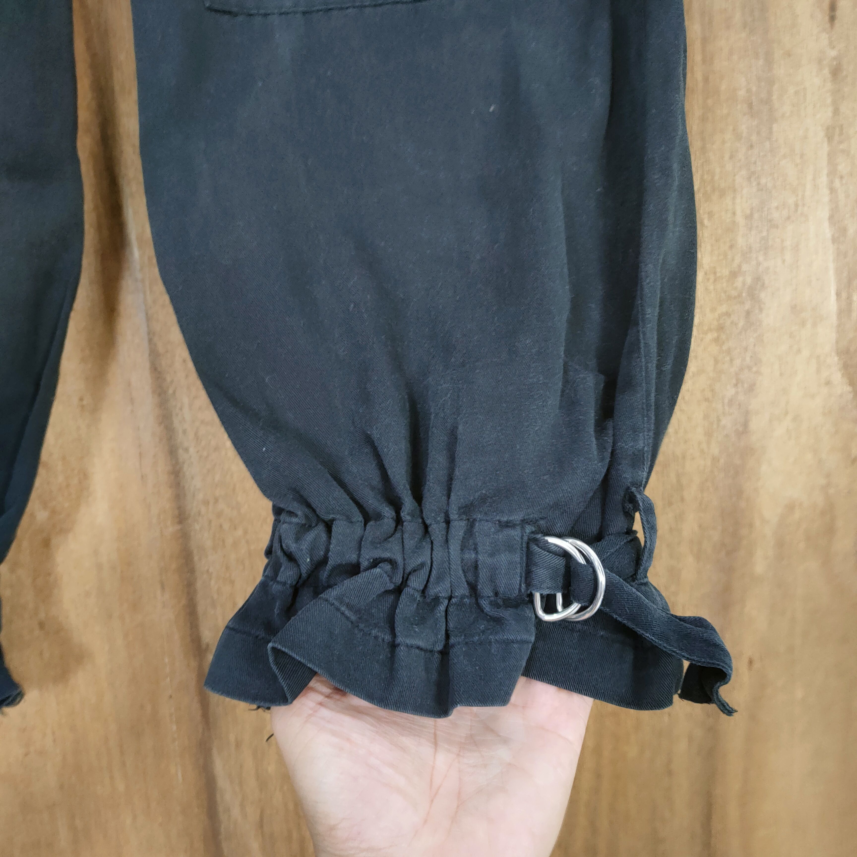 Japanese Brand VINTAGE SHANIT DRAGON BLACK CARGO PANTS Size US 32 / EU 48 - 6 Thumbnail