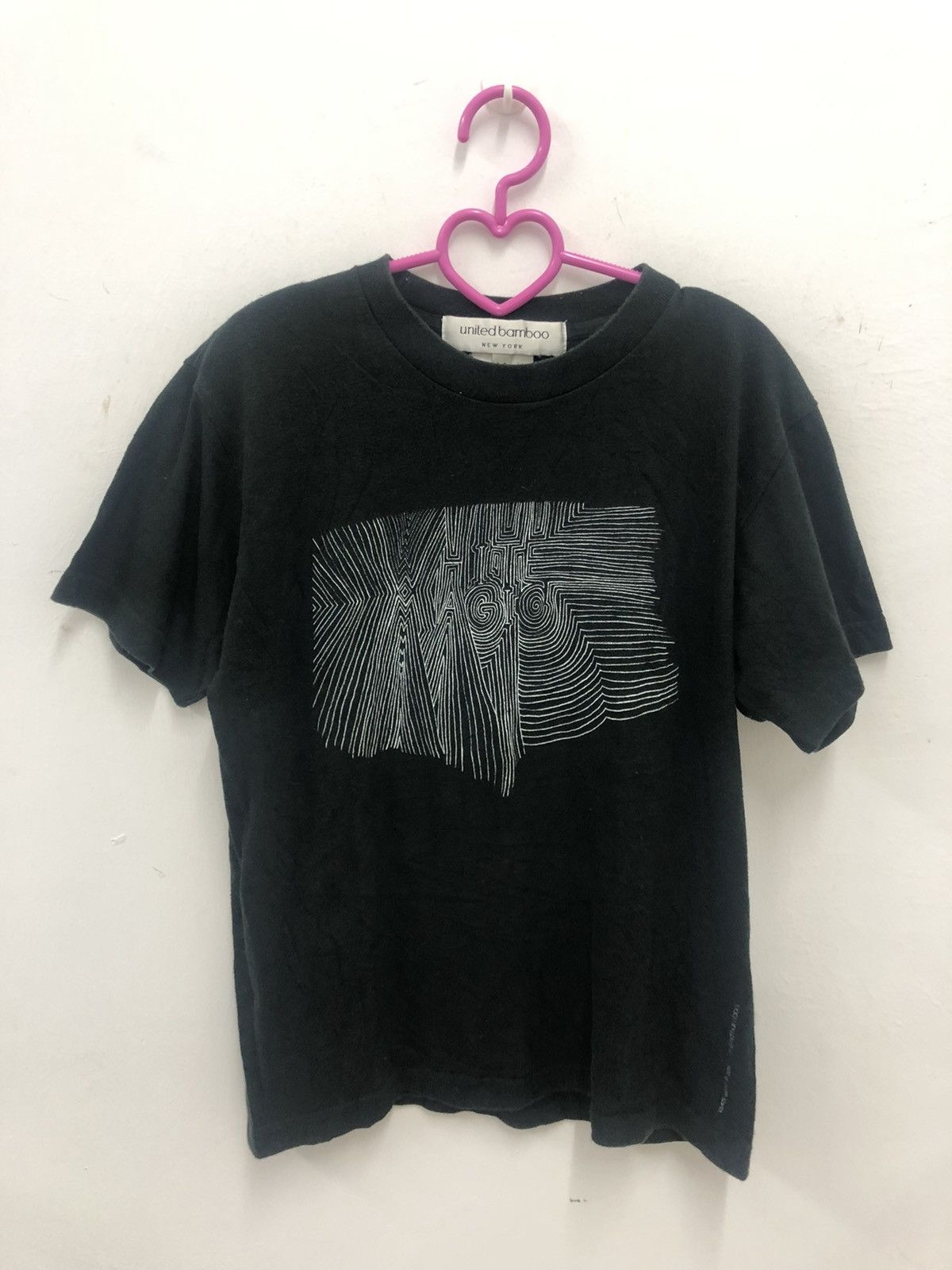image of United Bamboo New York White Magic 2006 Shirt in Black, Men's (Size Medium)