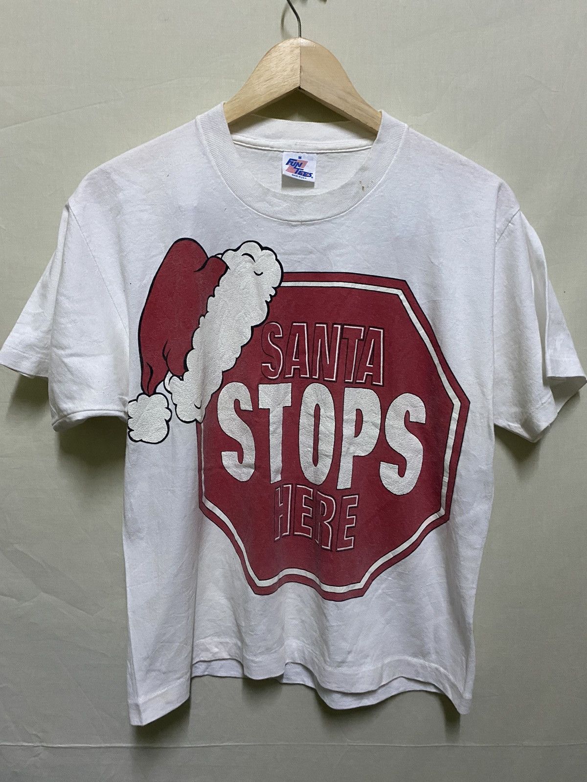 Vintage Fun Tees Santa Stop Vintage Size US M / EU 48-50 / 2 - 1 Thumbnail