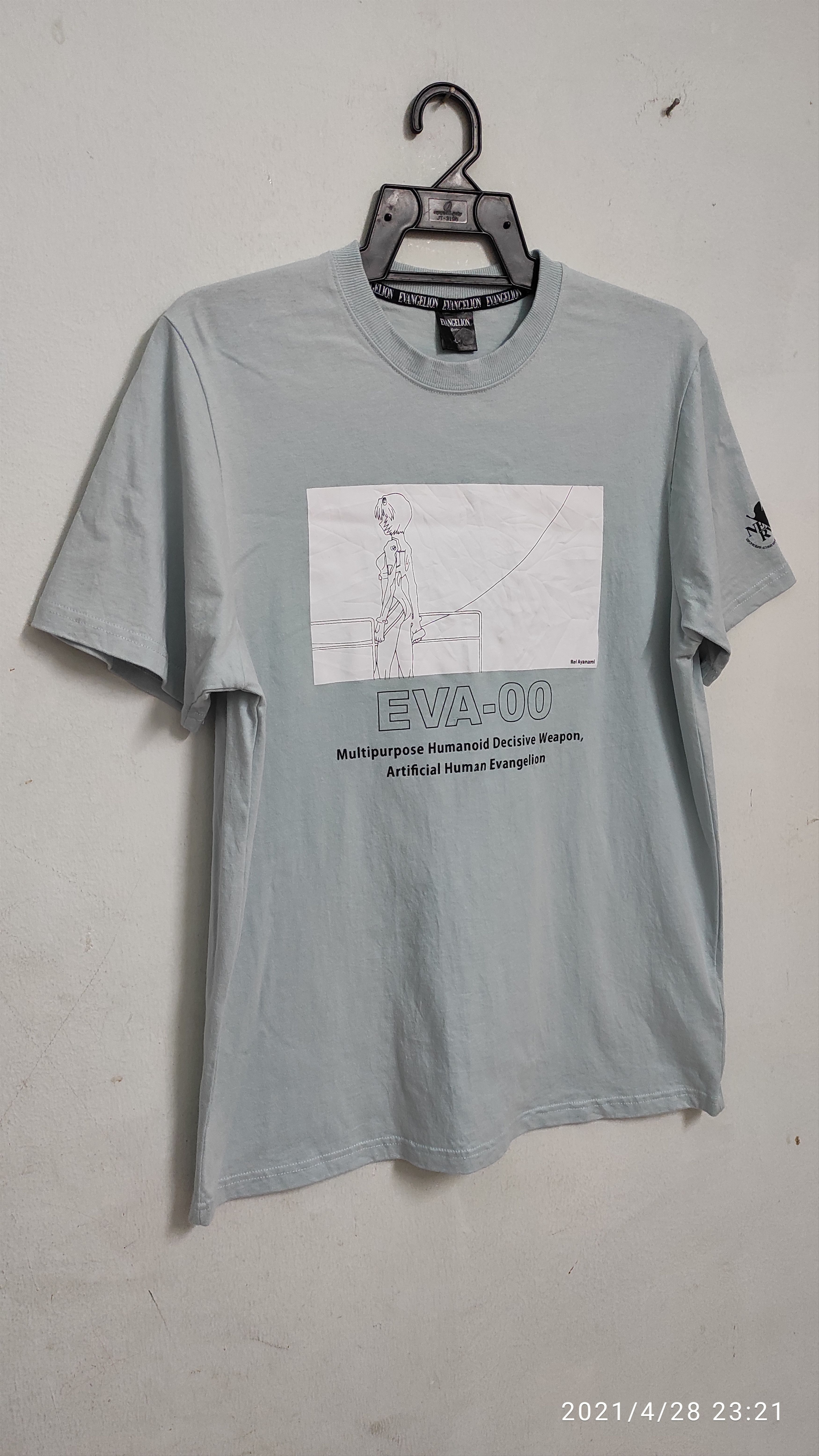 Anime Authentic OG Merch EVANGELION anime tee Size US L / EU 52-54 / 3 - 6 Thumbnail