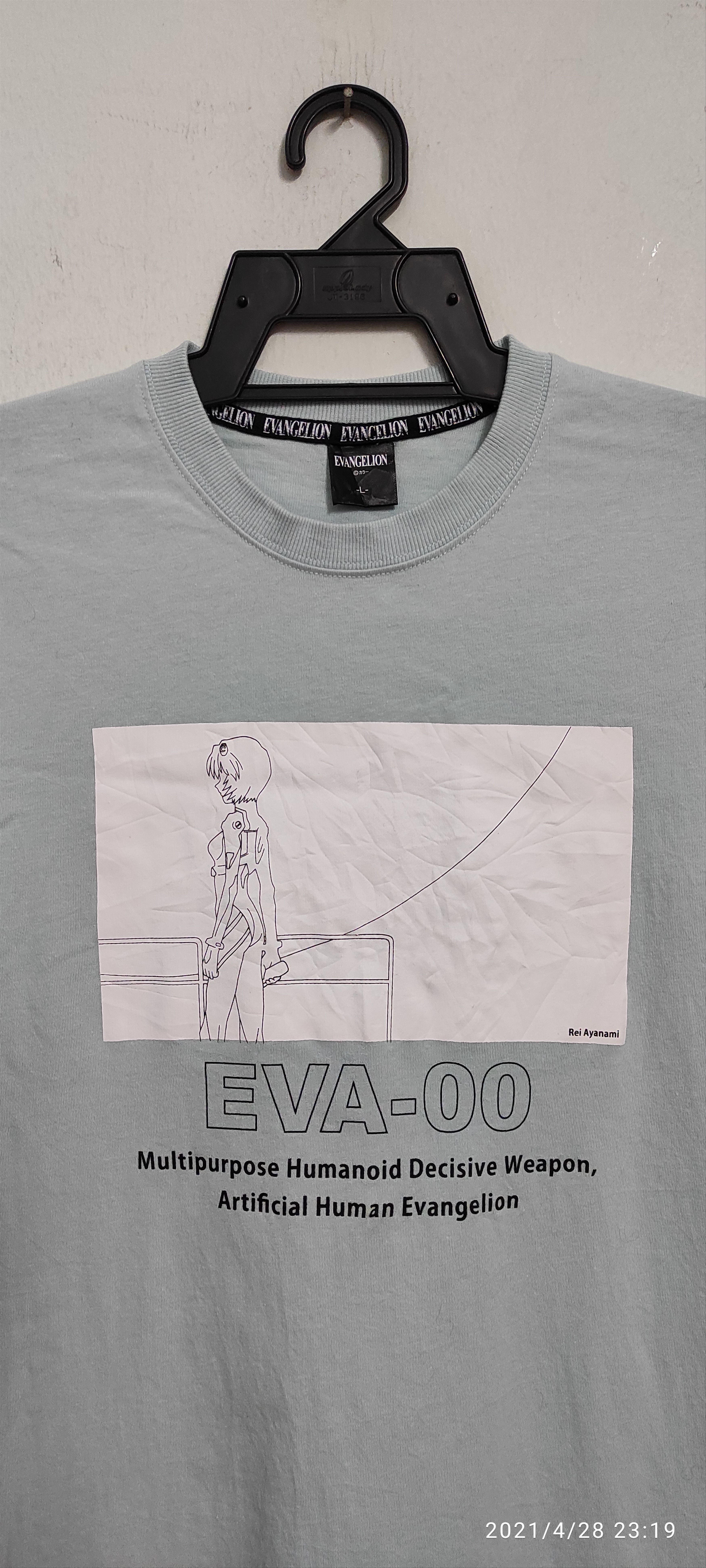 Anime Authentic OG Merch EVANGELION anime tee Size US L / EU 52-54 / 3 - 9 Thumbnail