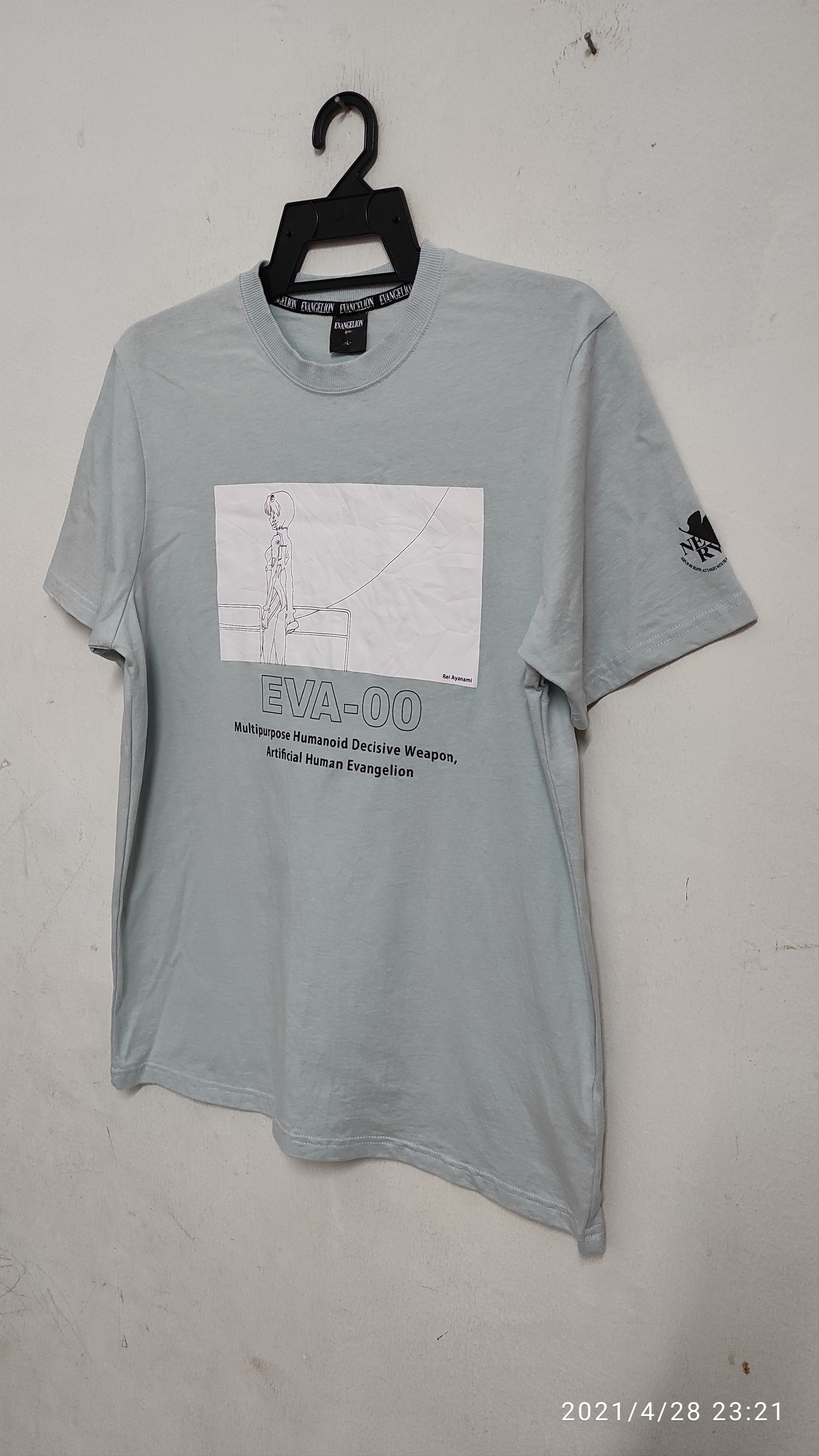 Anime Authentic OG Merch EVANGELION anime tee Size US L / EU 52-54 / 3 - 7 Thumbnail