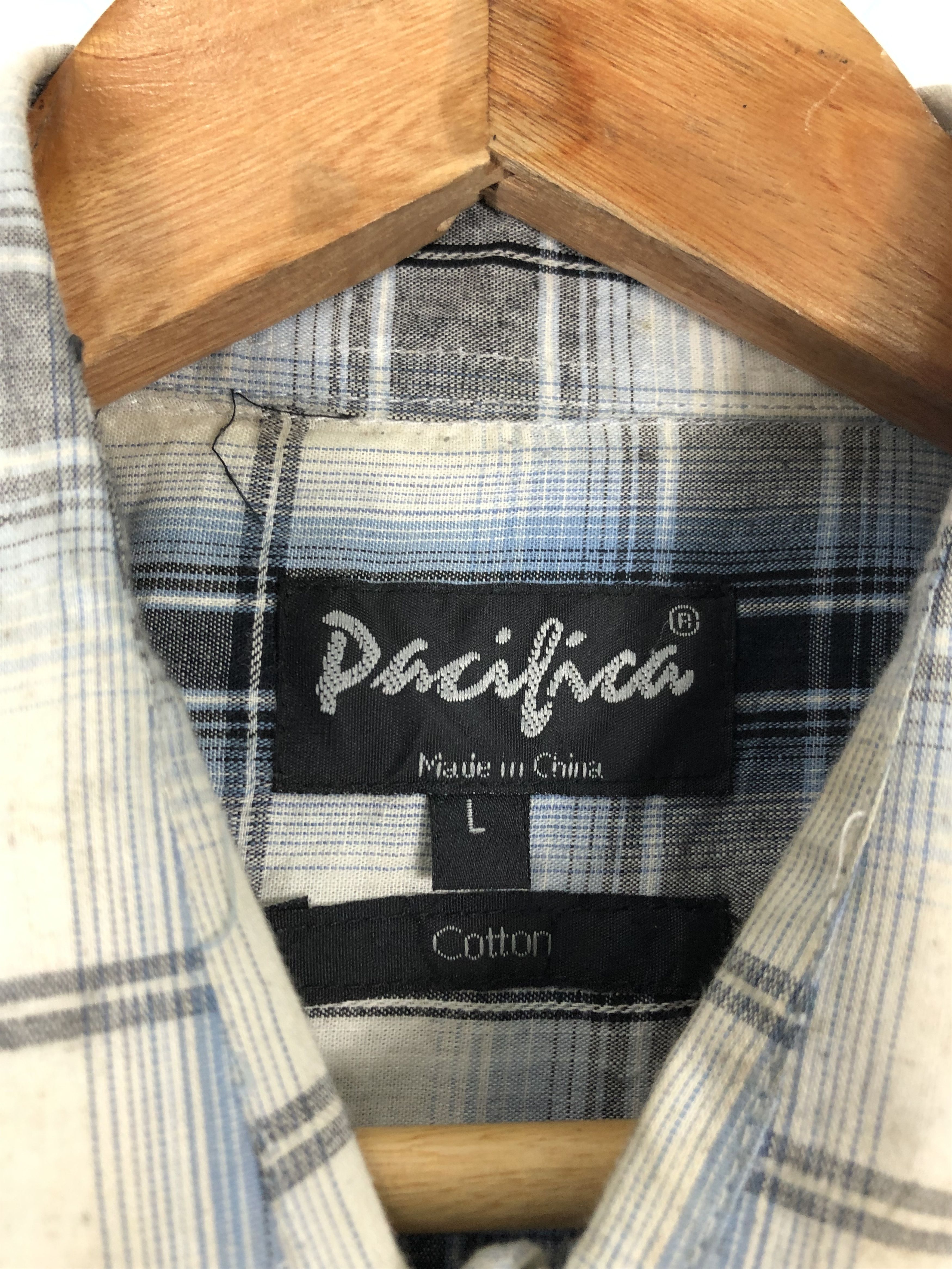 Japanese Brand × Vintage Vintage Shadow Plaid Shirt J0481 Size US L / EU 52-54 / 3 - 6 Thumbnail