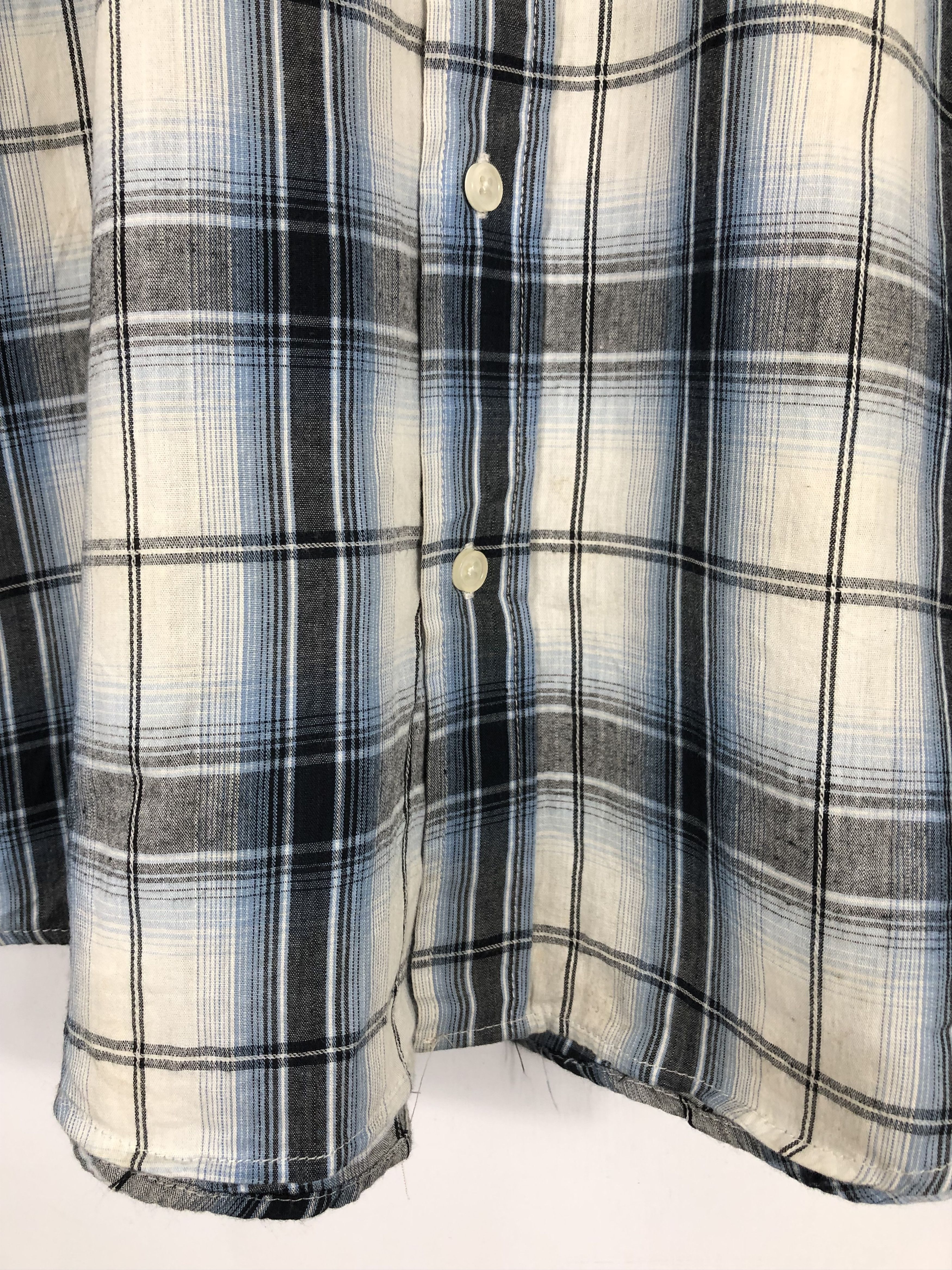 Japanese Brand × Vintage Vintage Shadow Plaid Shirt J0481 Size US L / EU 52-54 / 3 - 8 Thumbnail